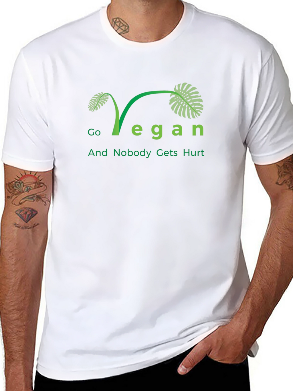 Go Vegan T-Shirt - Plant Based Lifestyle