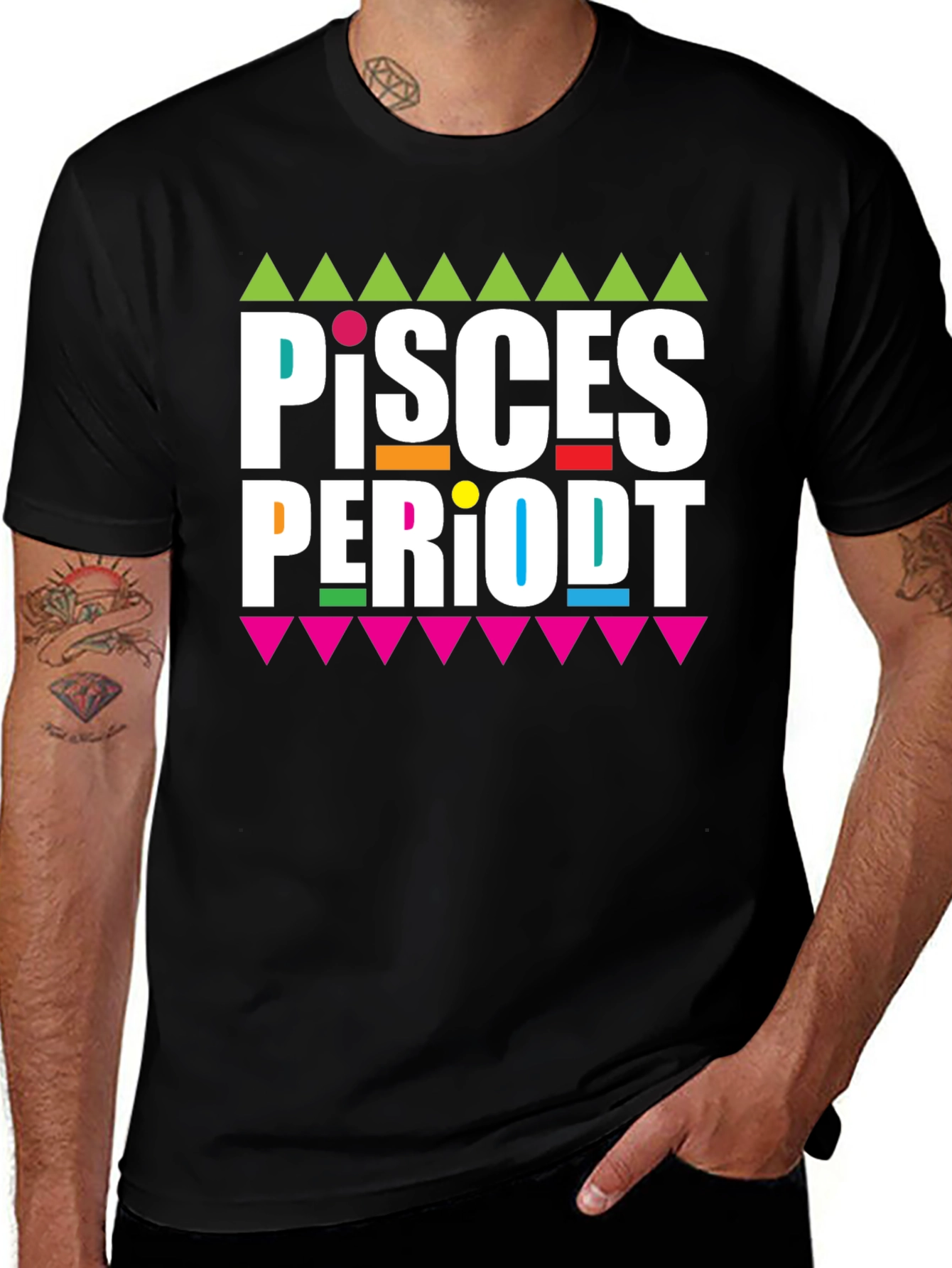 Pisces Periodt Zodiac Graphic Tee