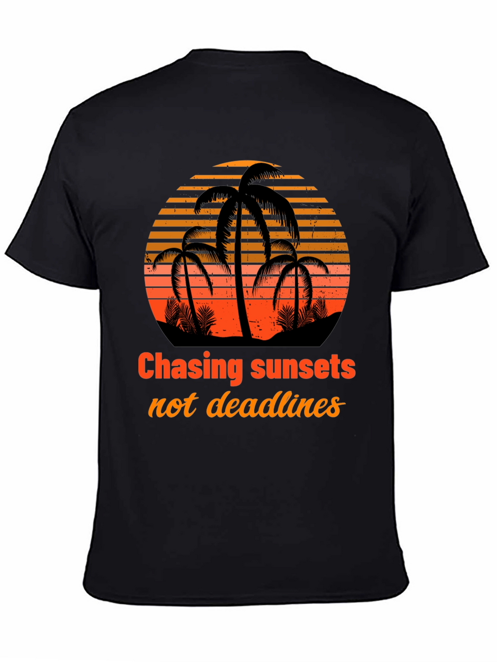 Chasing Sunsets T-Shirt - Tropical Design