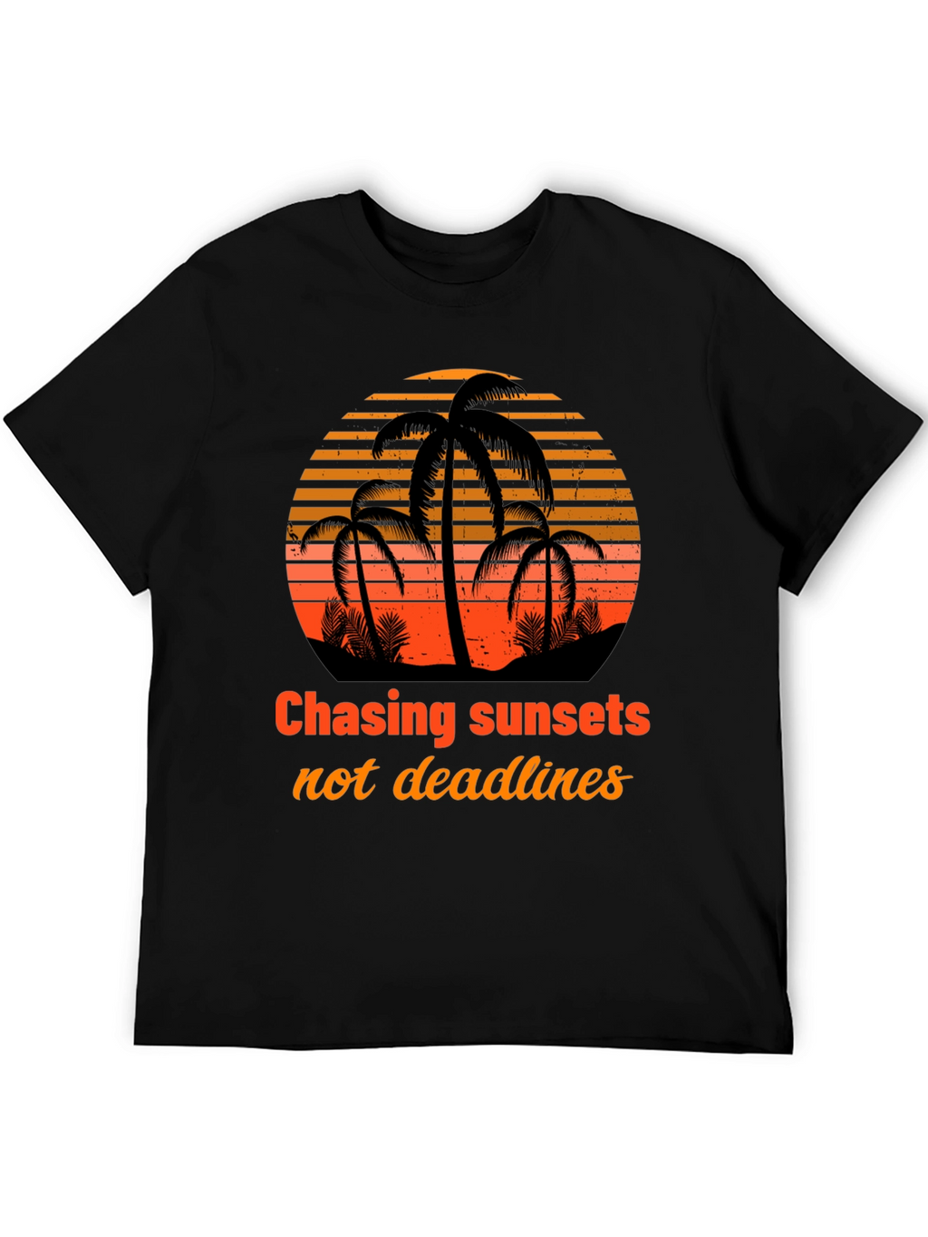 Chasing Sunsets T-Shirt - Tropical Design
