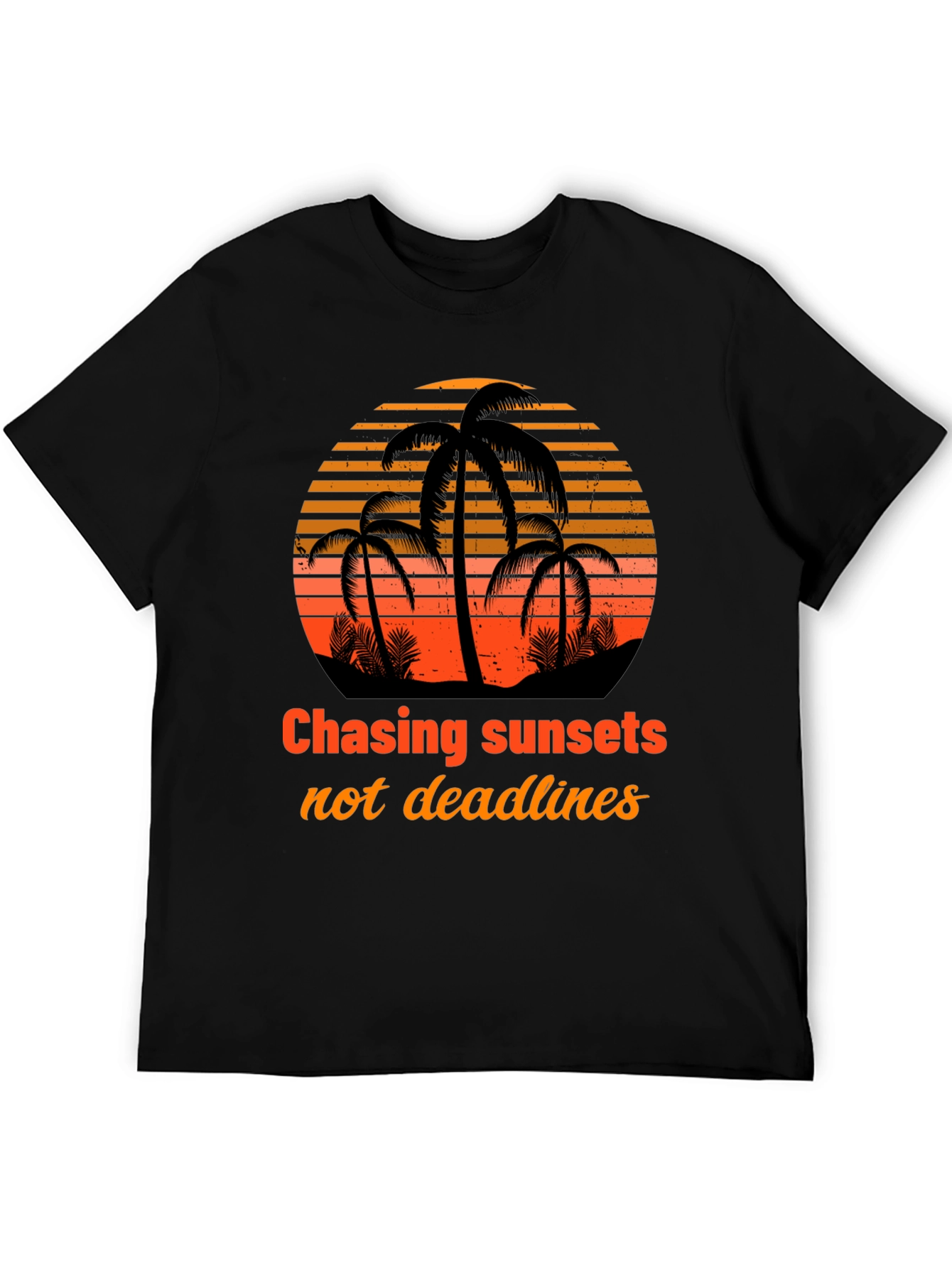 Chasing Sunsets T-Shirt - Tropical Design