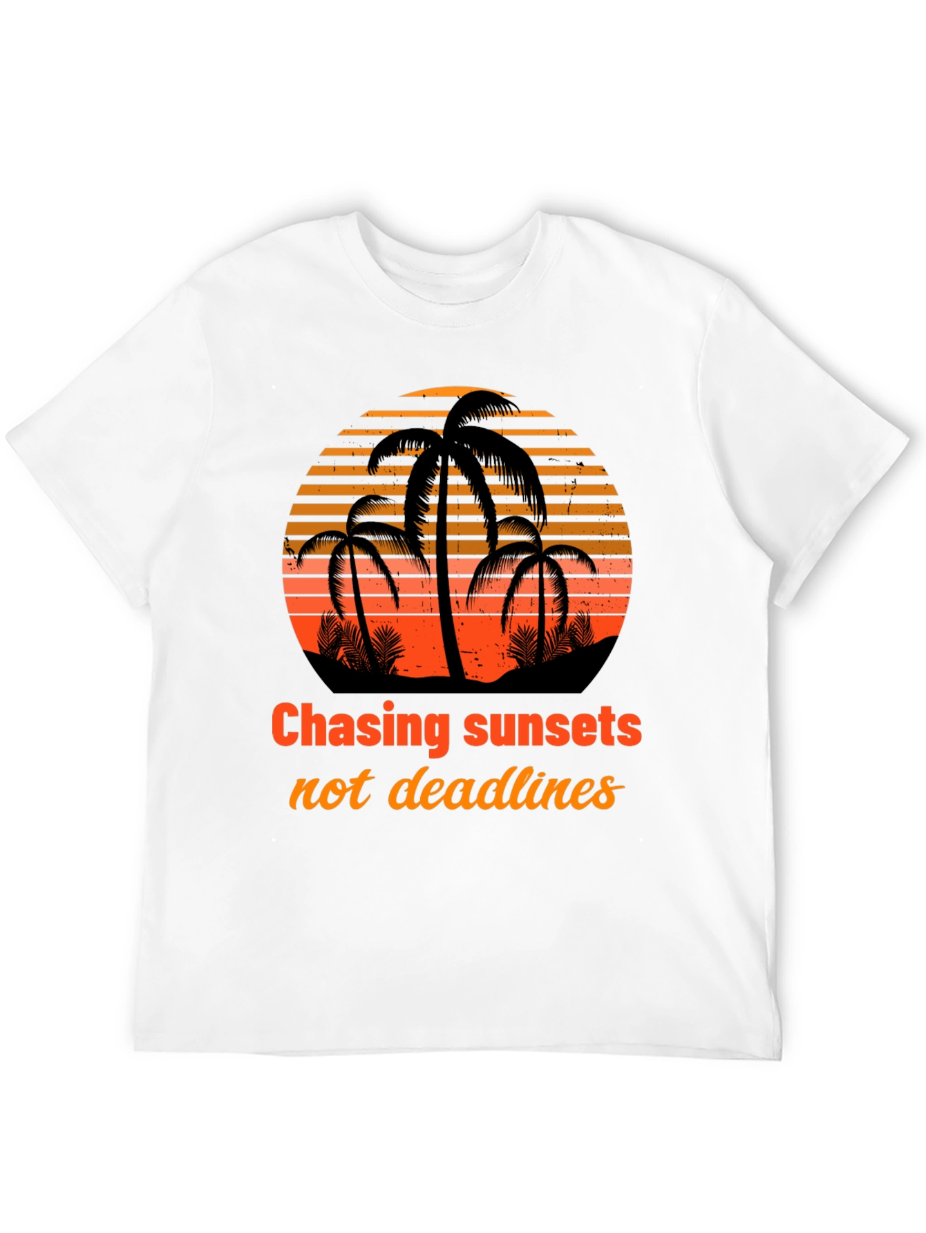 Chasing Sunsets T-Shirt - Tropical Design