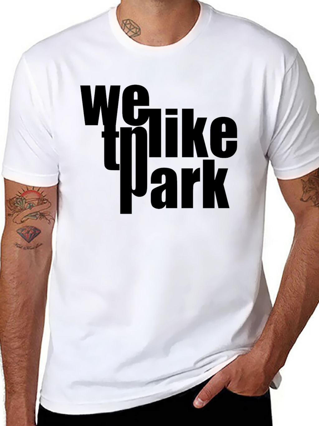 We Like to Party Black Graphic Tee
