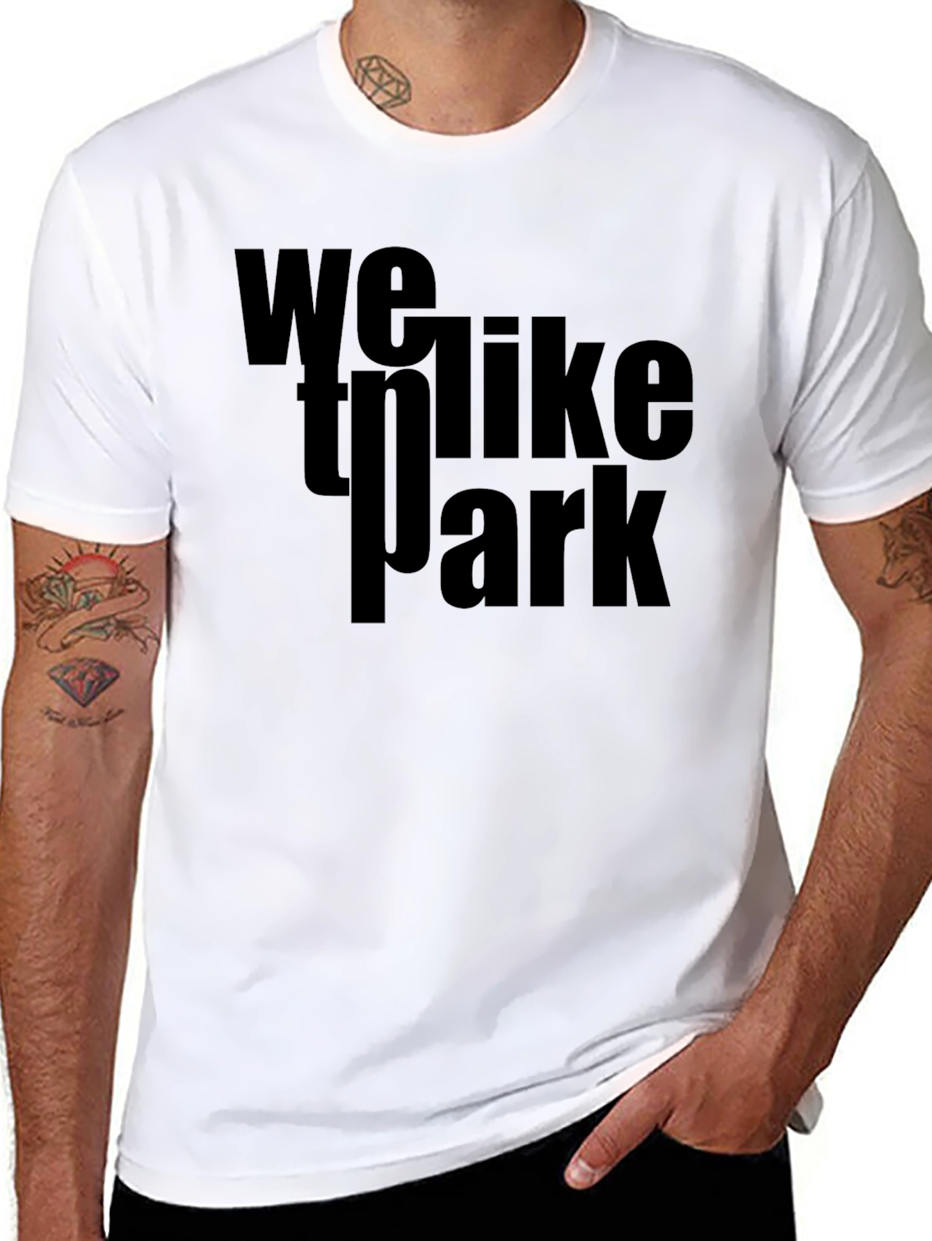 We Like to Party Black Graphic Tee