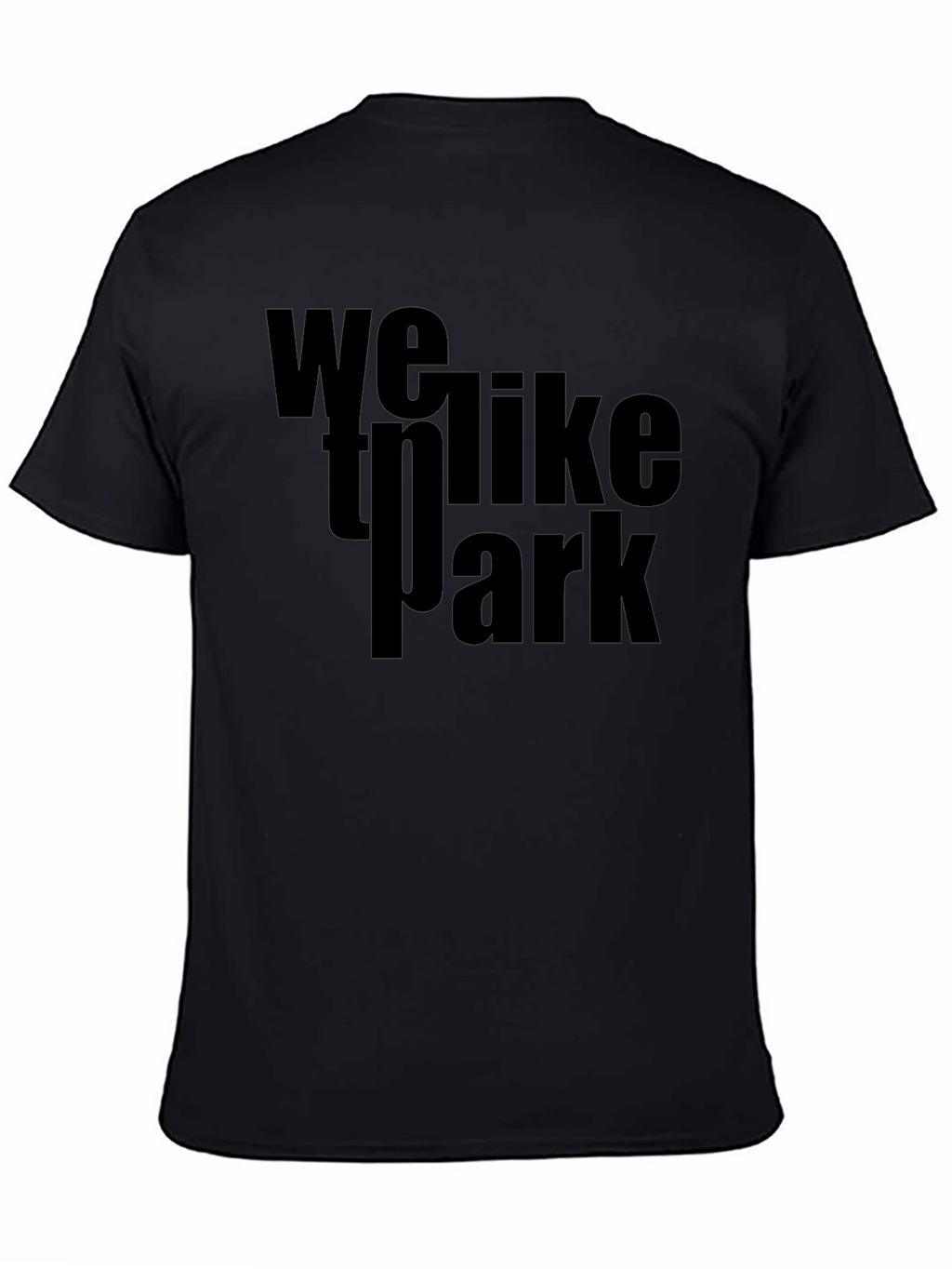 We Like to Party Black Graphic Tee