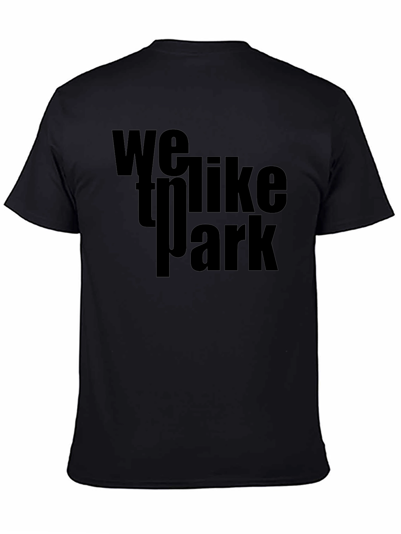 We Like to Party Black Graphic Tee