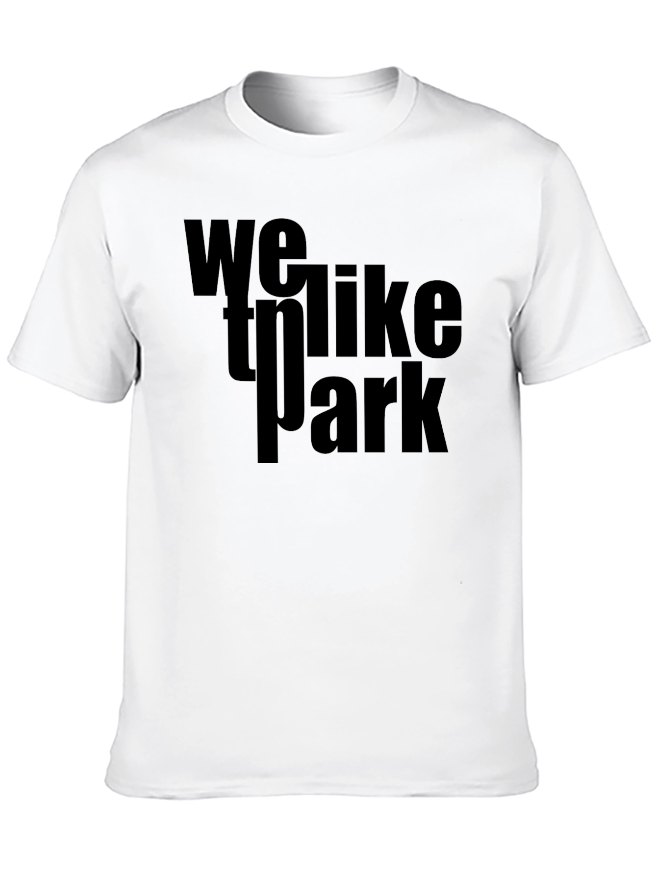 We Like to Party Black Graphic Tee
