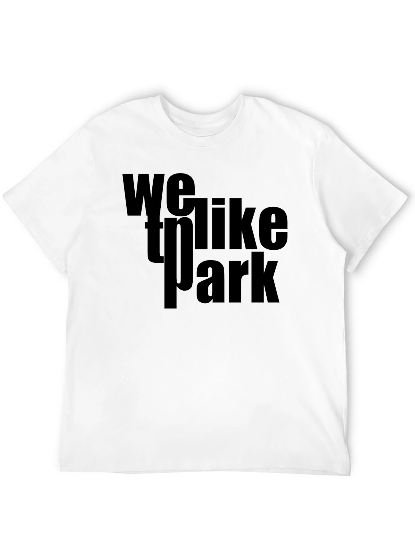 We Like to Party Black Graphic Tee