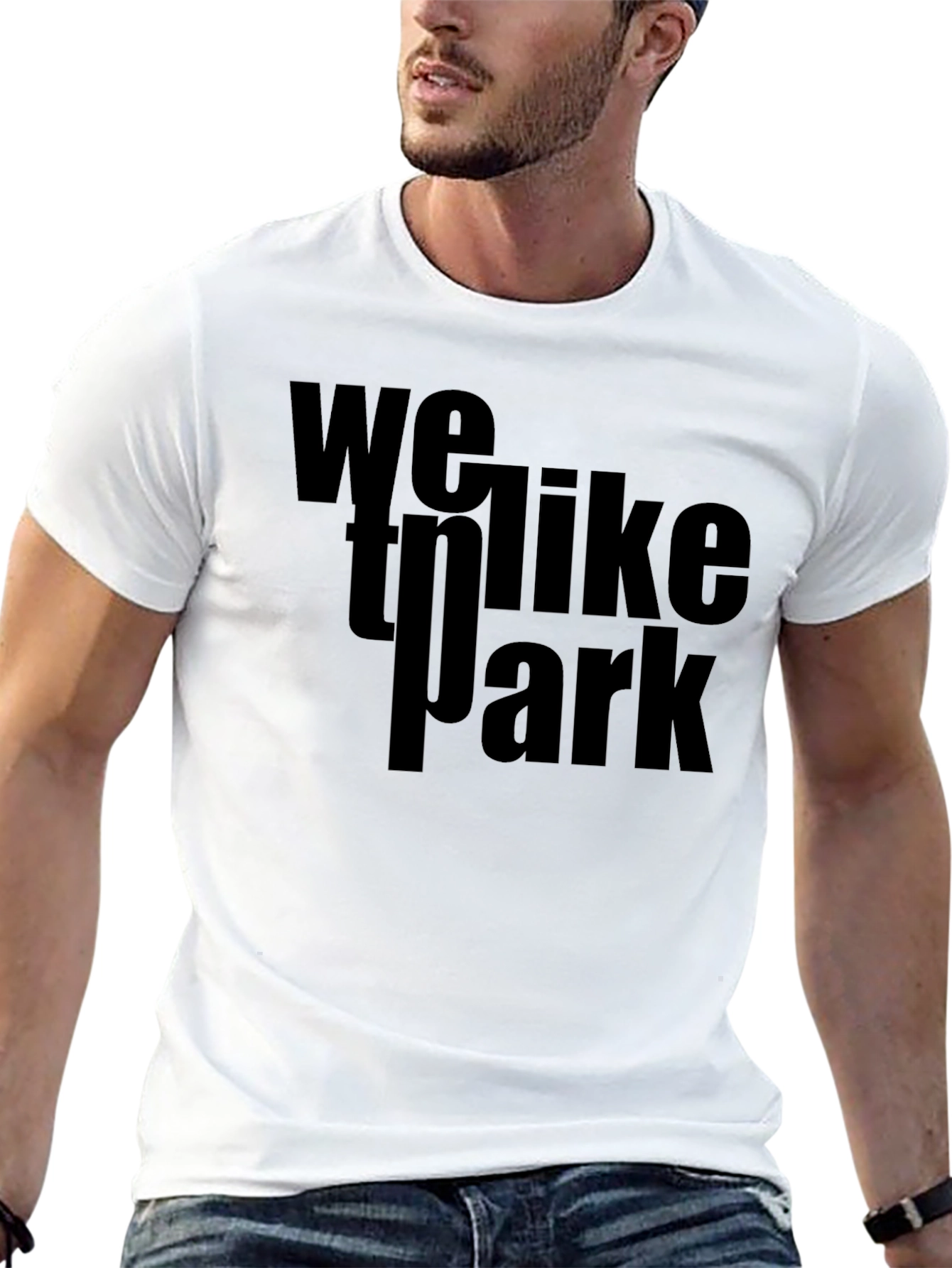 We Like to Party Black Graphic Tee