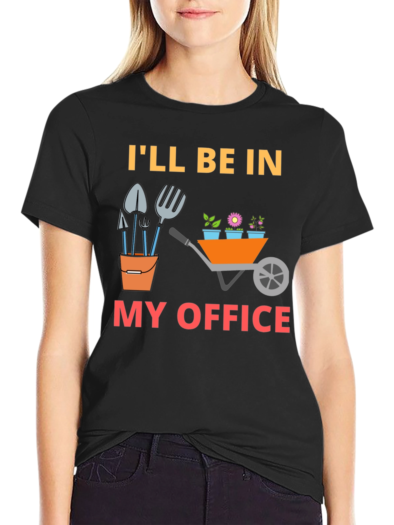 Gardener T-Shirt - Ill Be In My Office Funny Tee