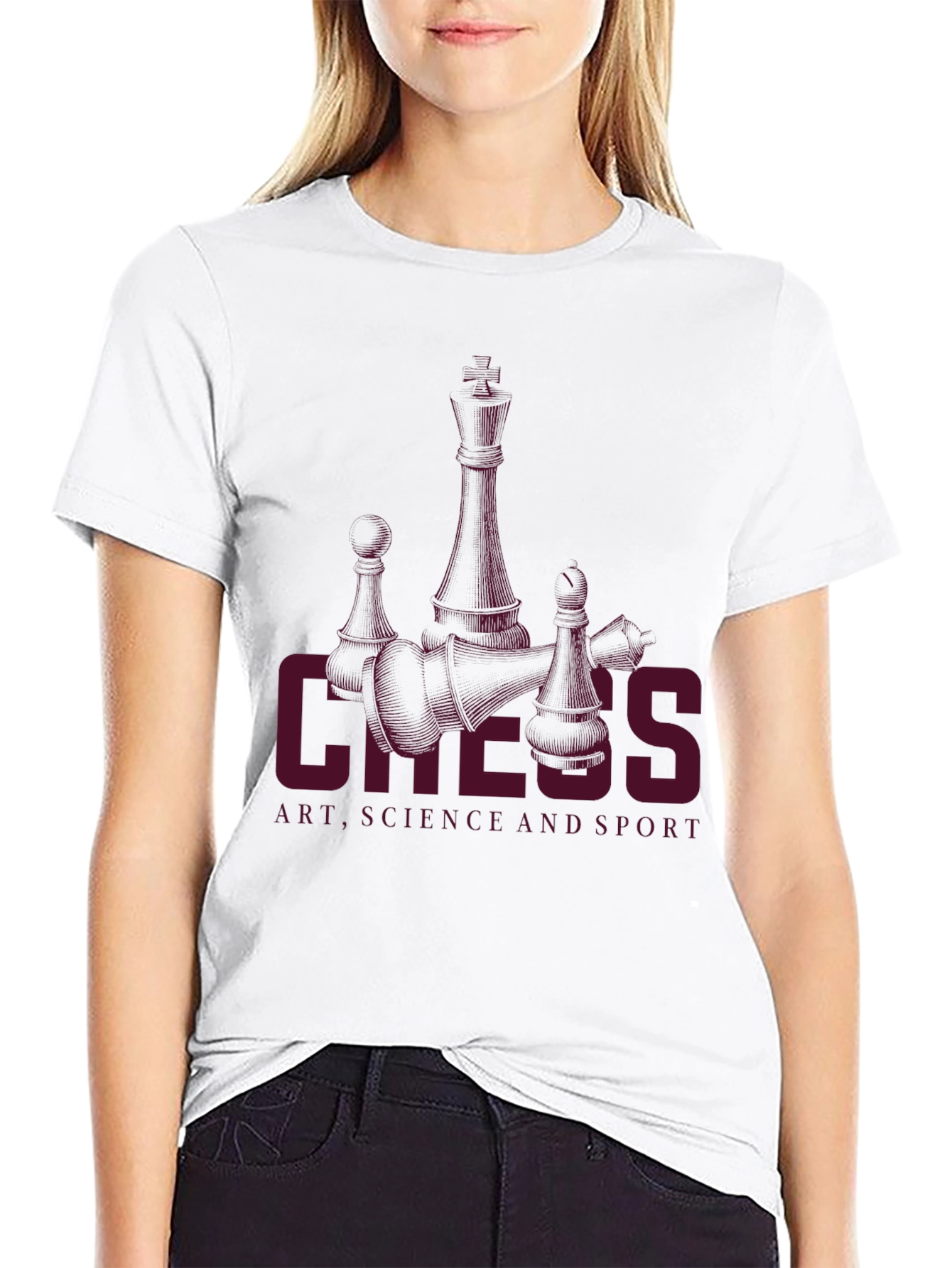Chess Art Science Sport Graphic Tee