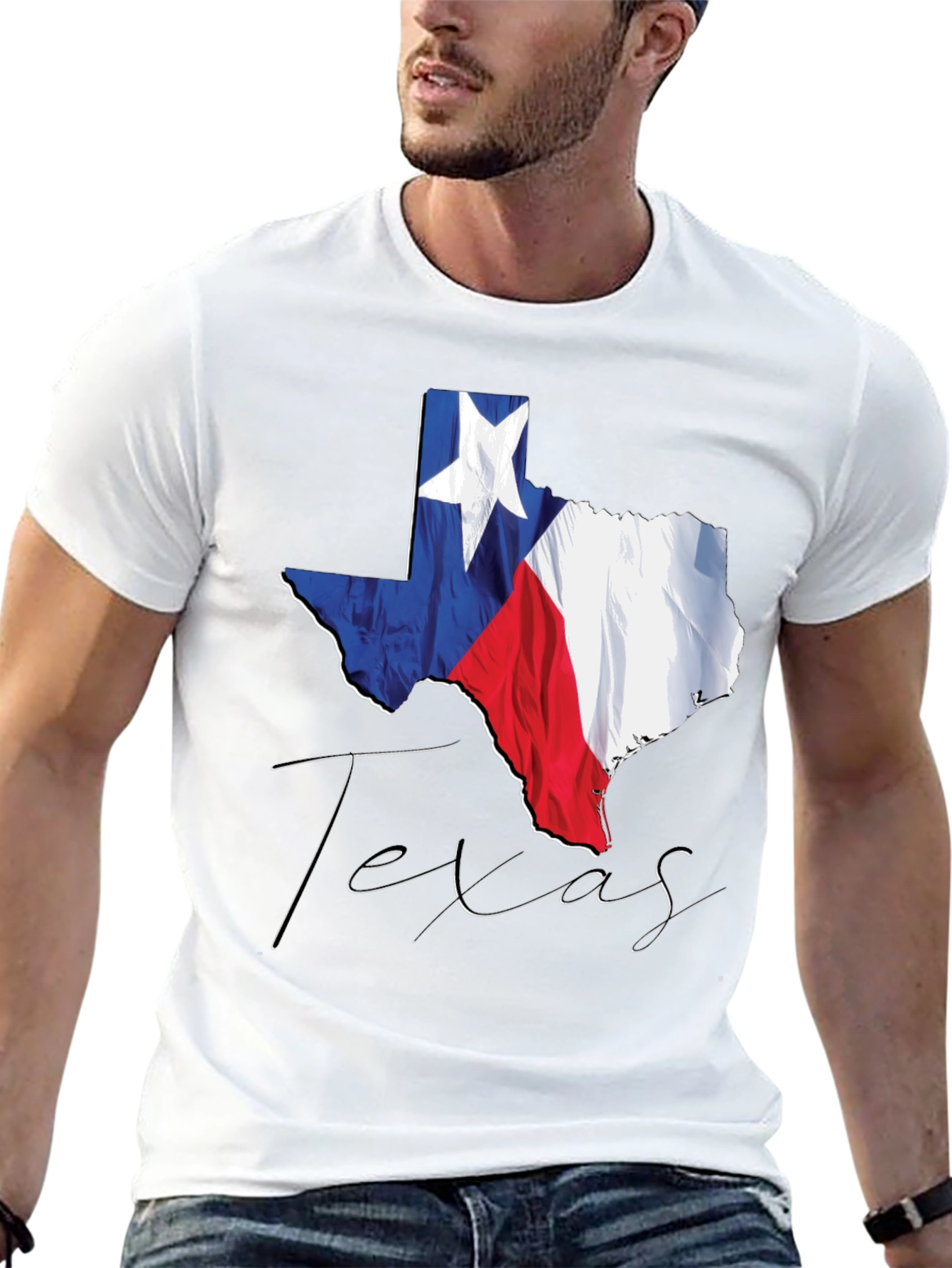 Texas Flag Graphic Tee - State Pride Shirt
