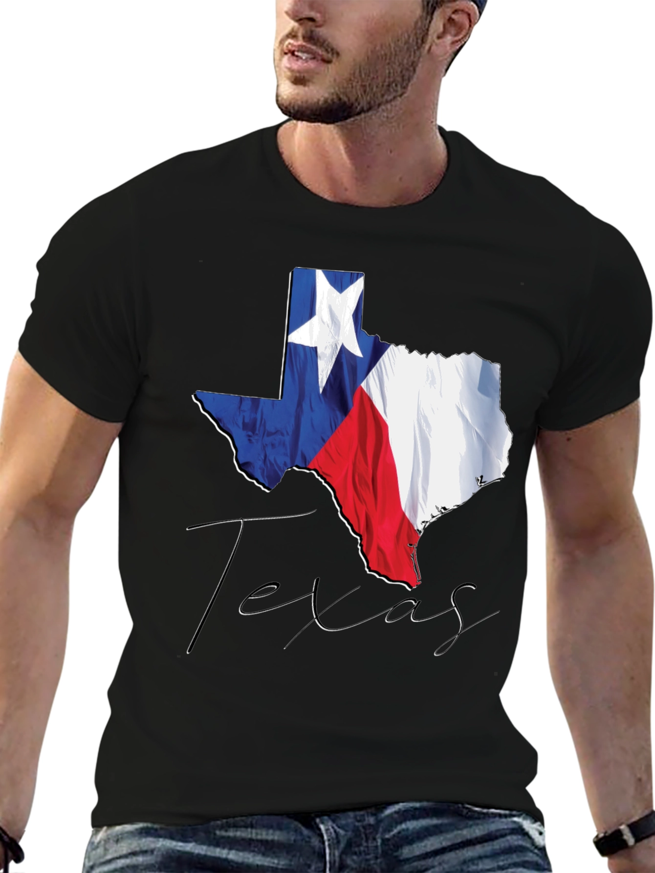 Texas Flag Graphic Tee - State Pride Shirt
