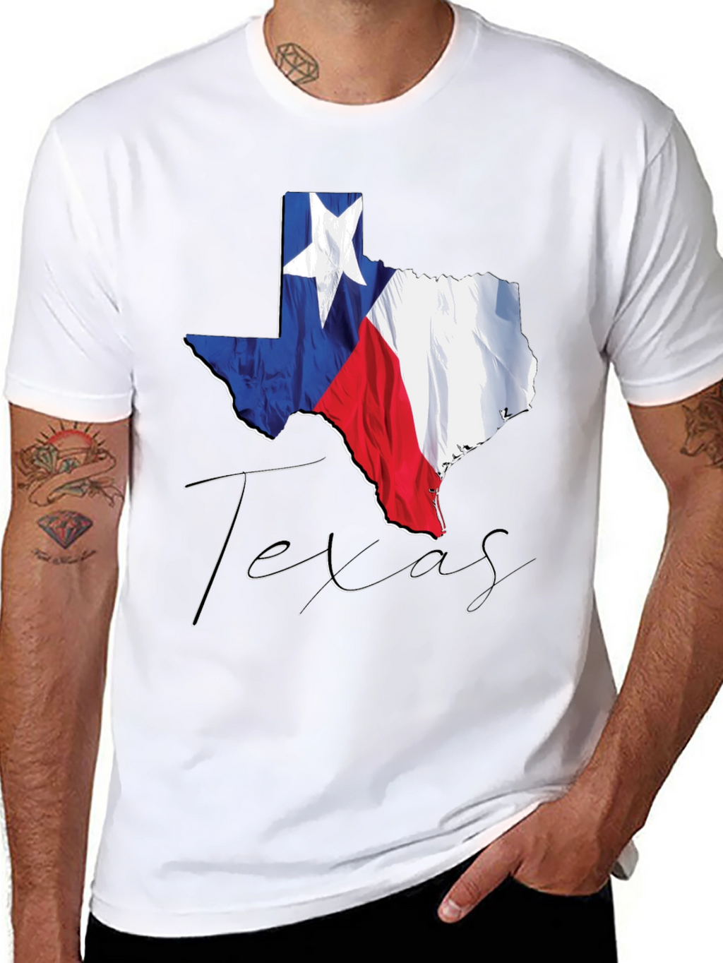 Texas Flag Graphic Tee - State Pride Shirt
