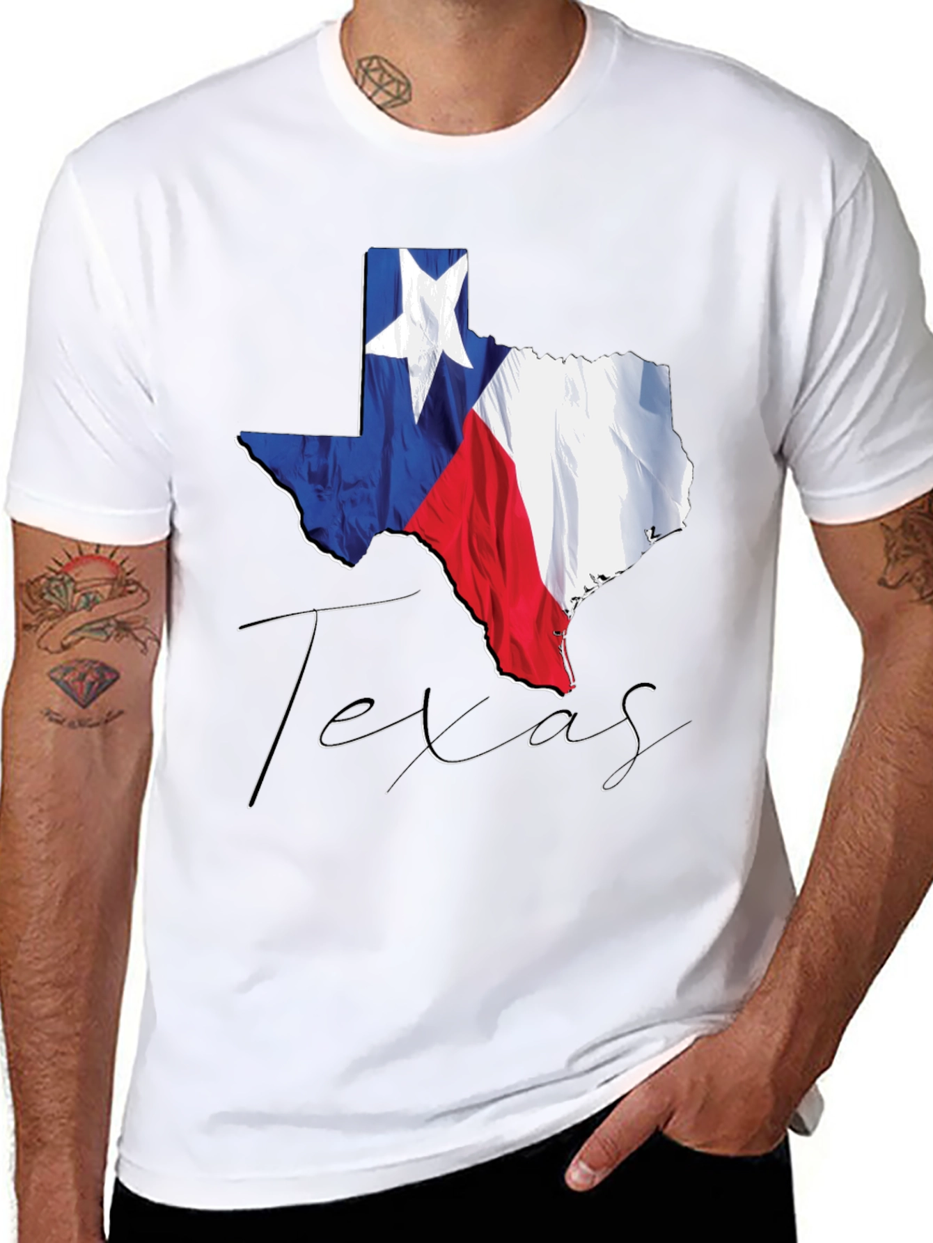 Texas Flag Graphic Tee - State Pride Shirt