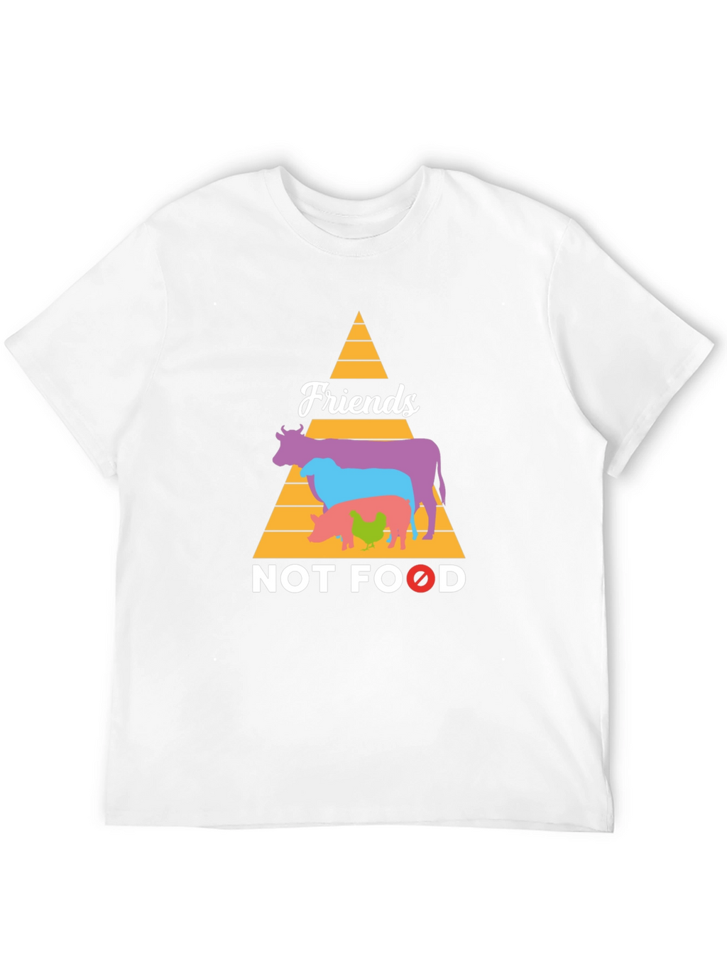 Friends Not Food Vegan Graphic Tee