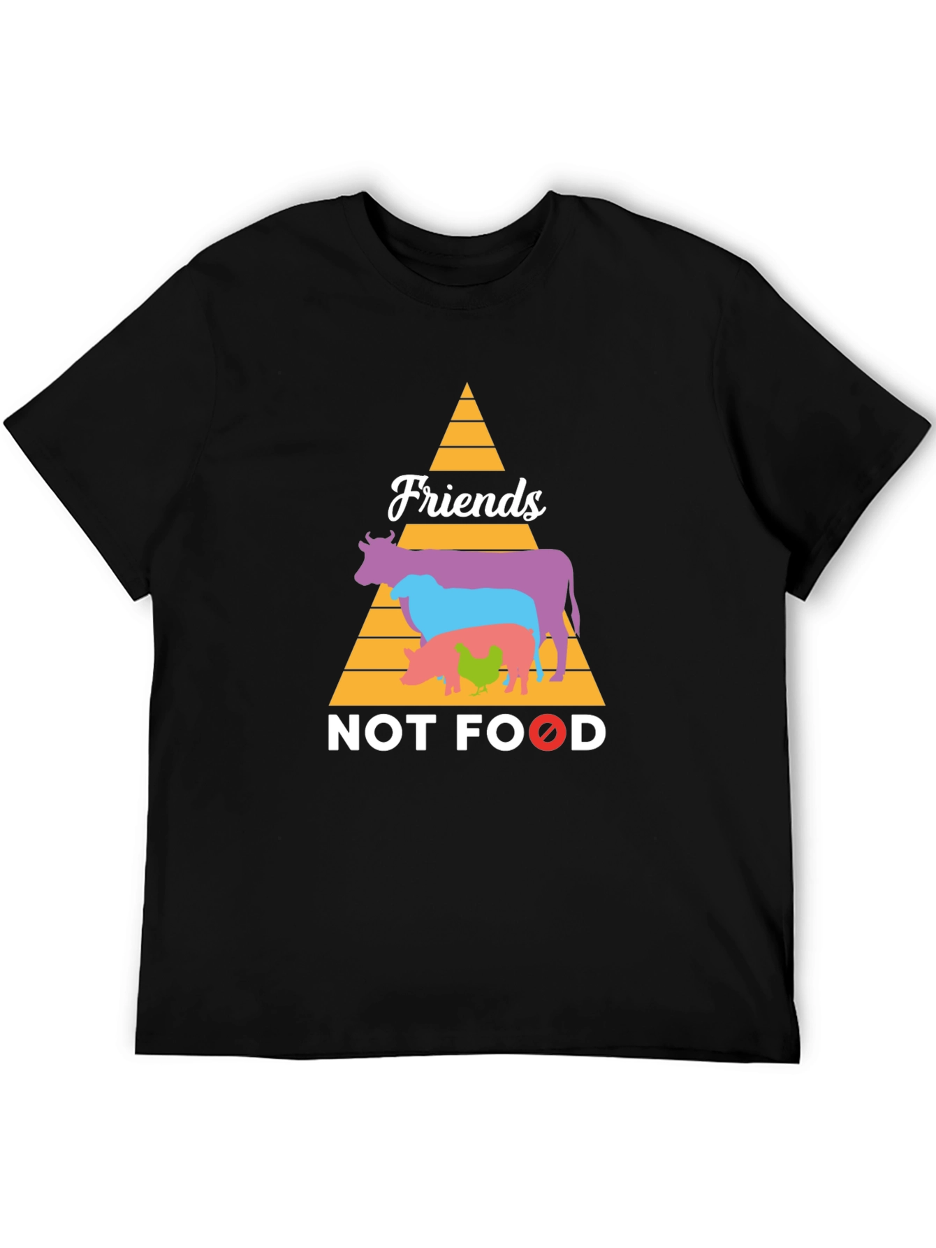 Friends Not Food Vegan Graphic Tee