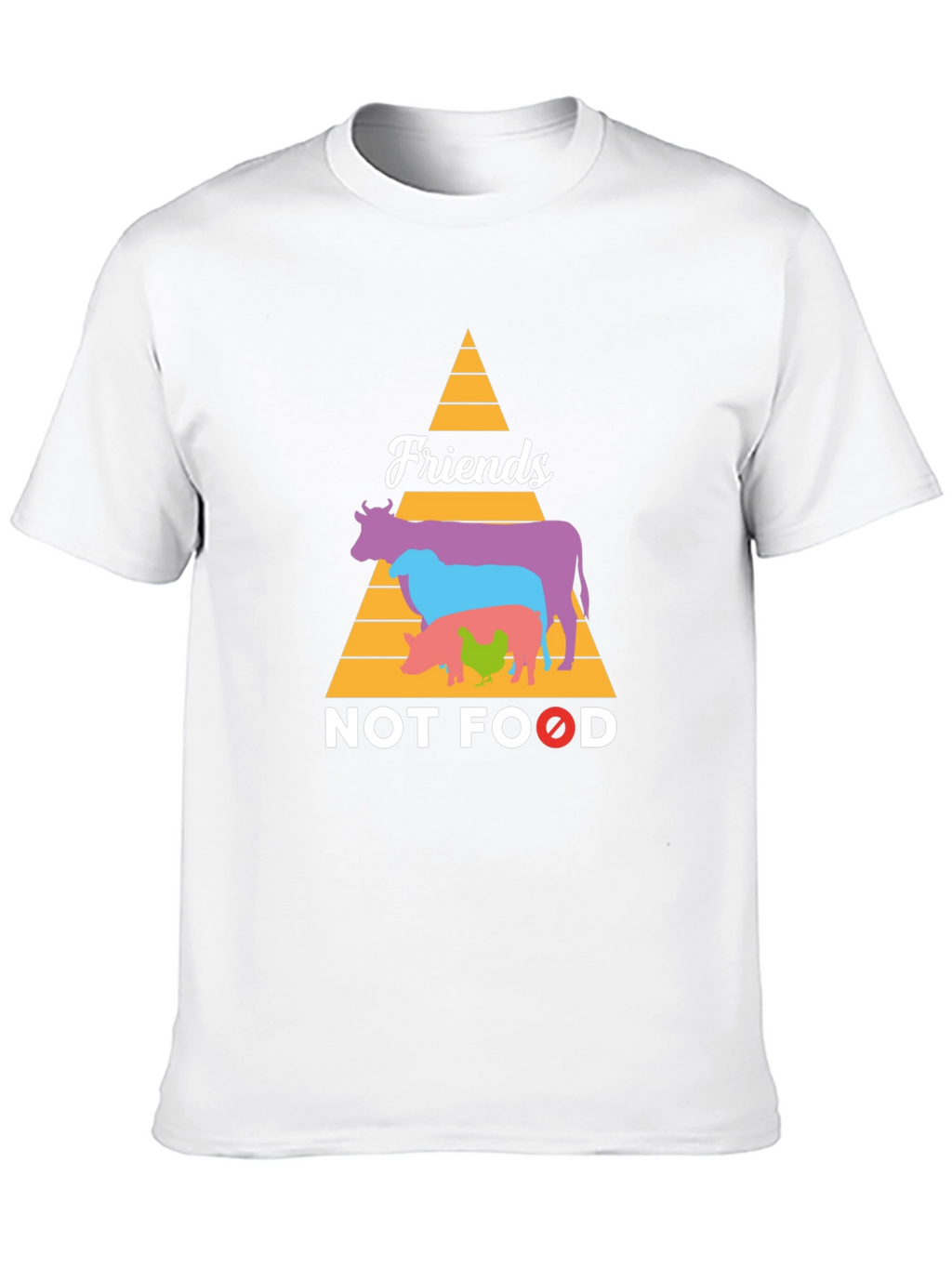 Friends Not Food Vegan Graphic Tee