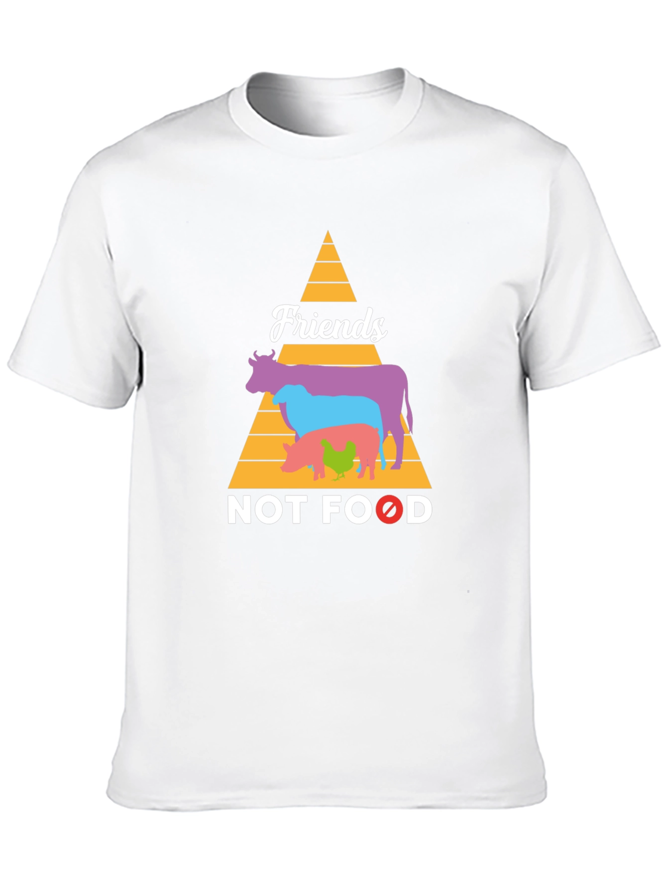 Friends Not Food Vegan Graphic Tee