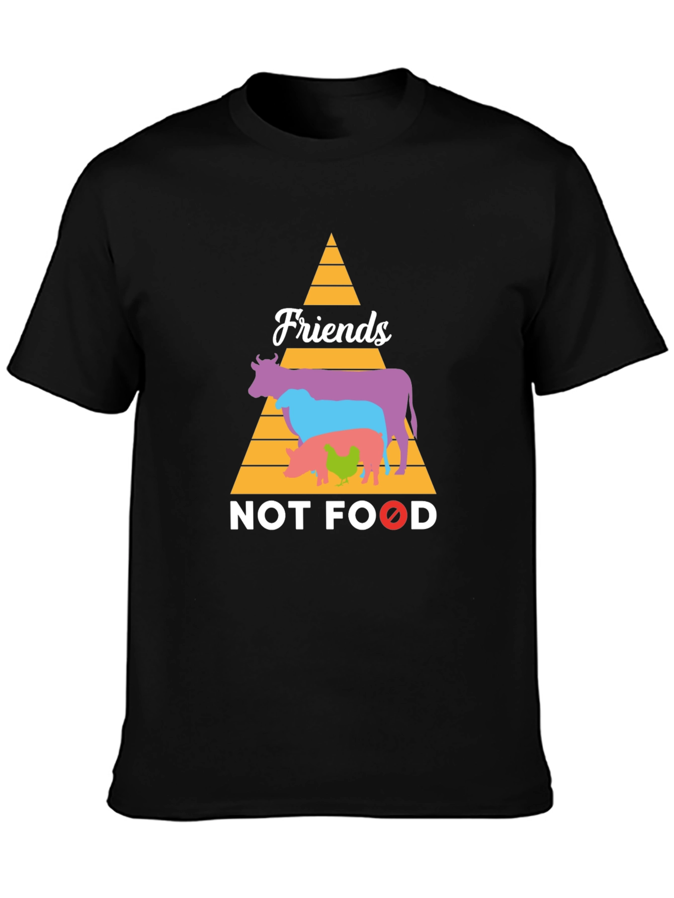 Friends Not Food Vegan Graphic Tee