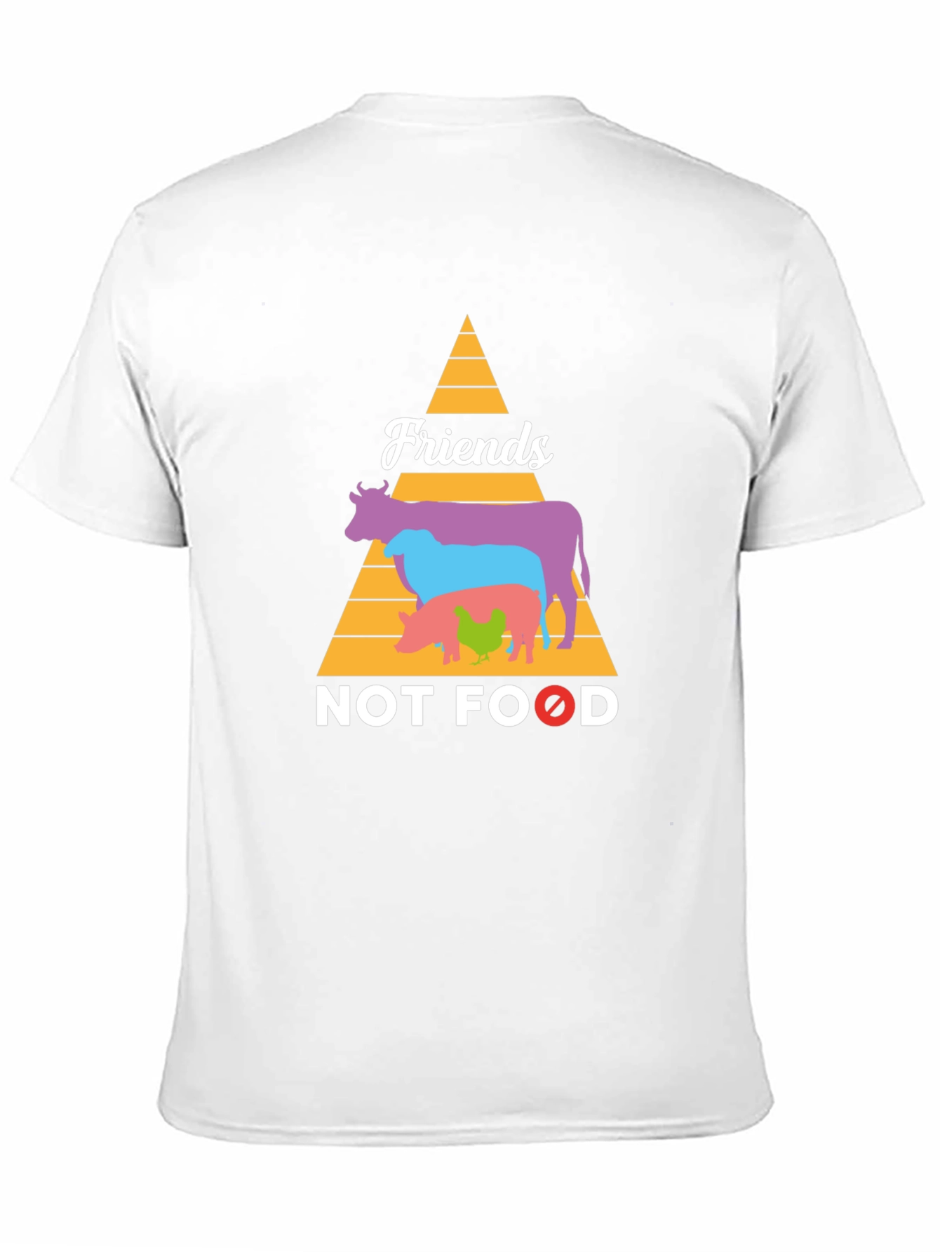 Friends Not Food Vegan Graphic Tee