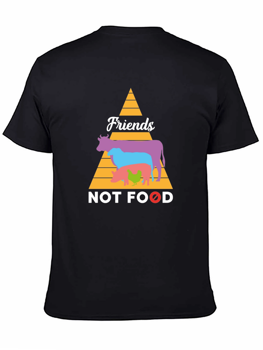 Friends Not Food Vegan Graphic Tee