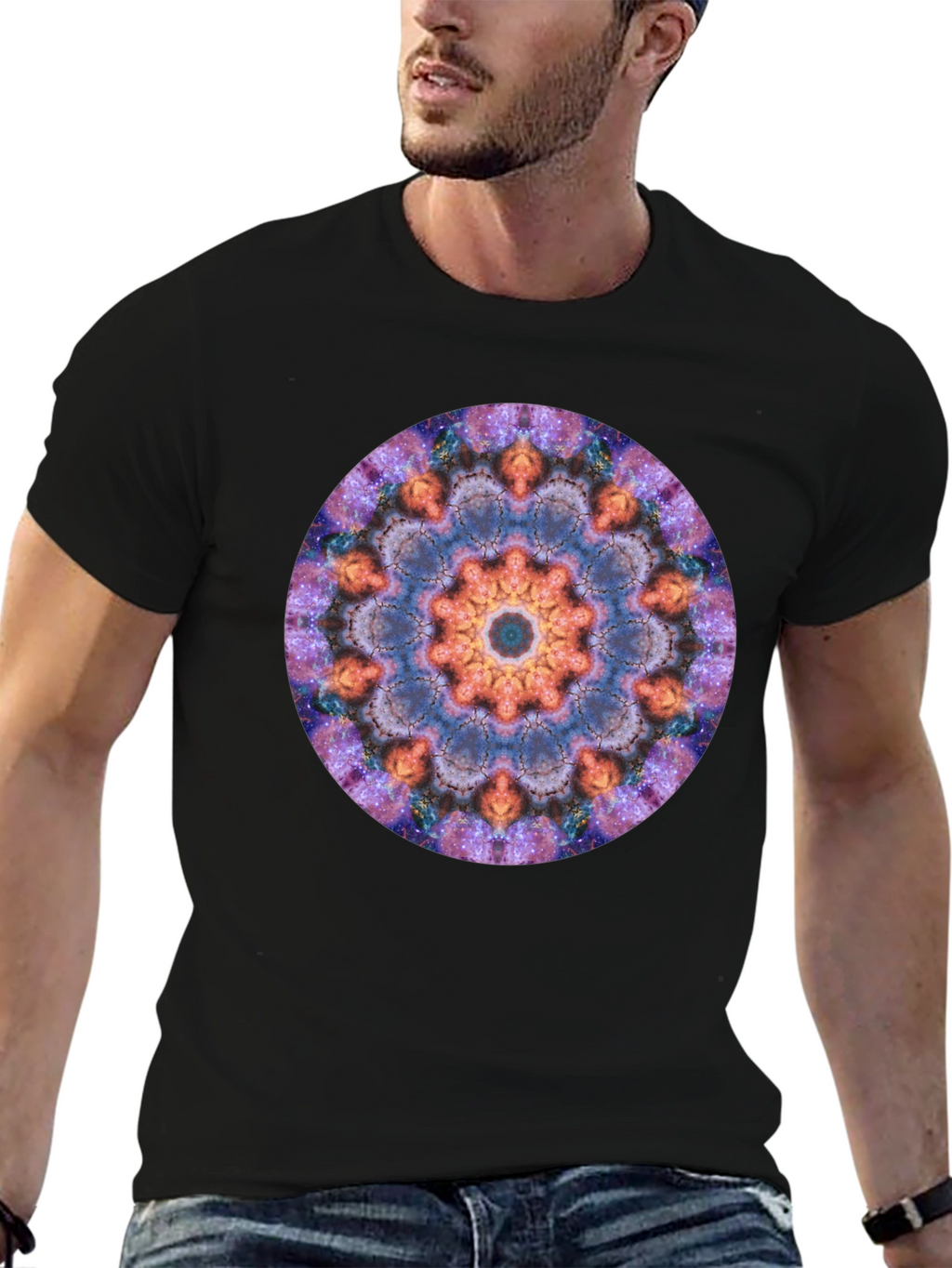 Galaxy Mandala Graphic T-Shirt - Unisex