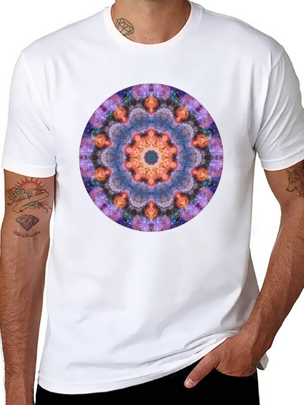 Galaxy Mandala Graphic T-Shirt - Unisex