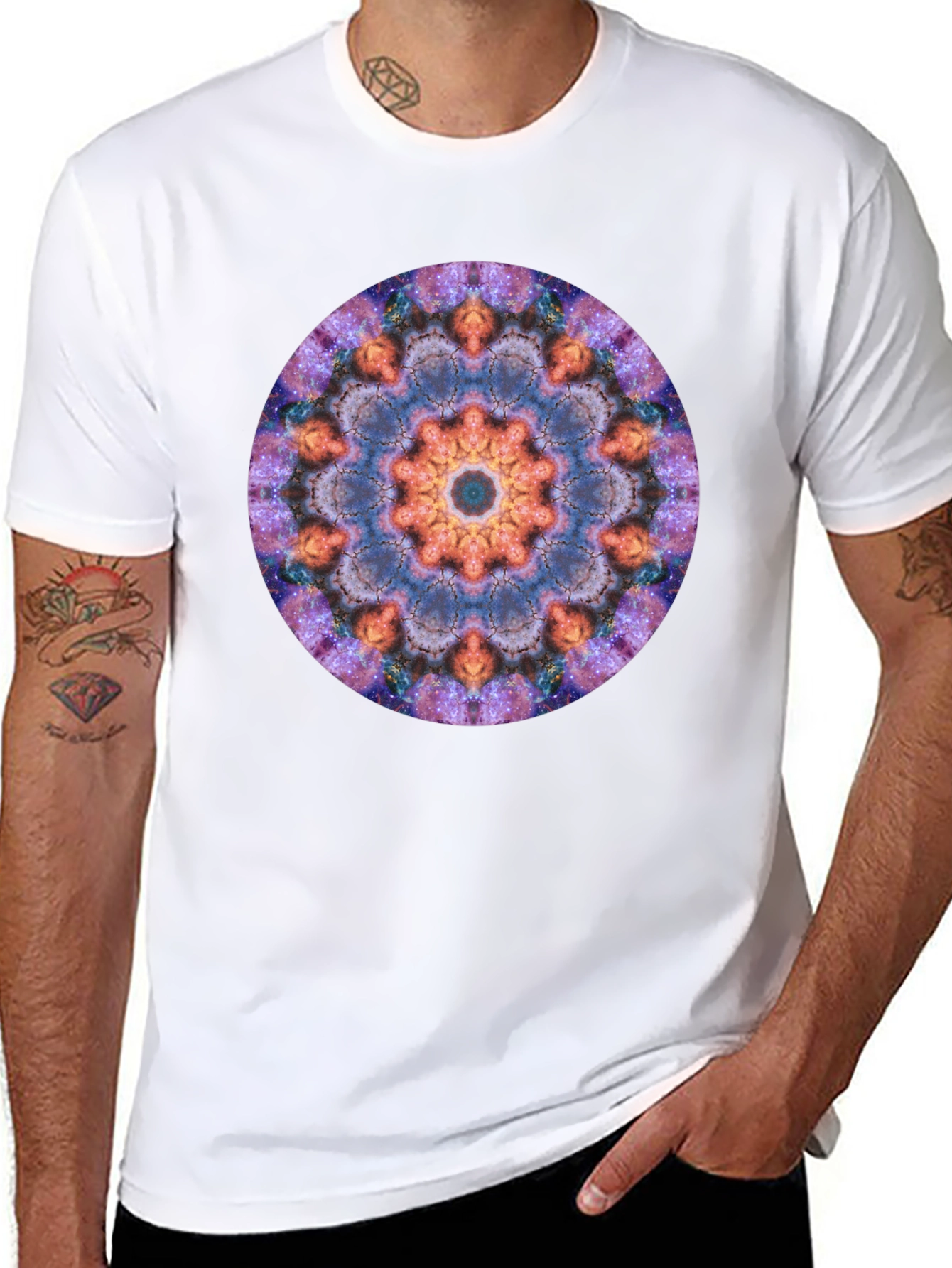 Galaxy Mandala Graphic T-Shirt - Unisex