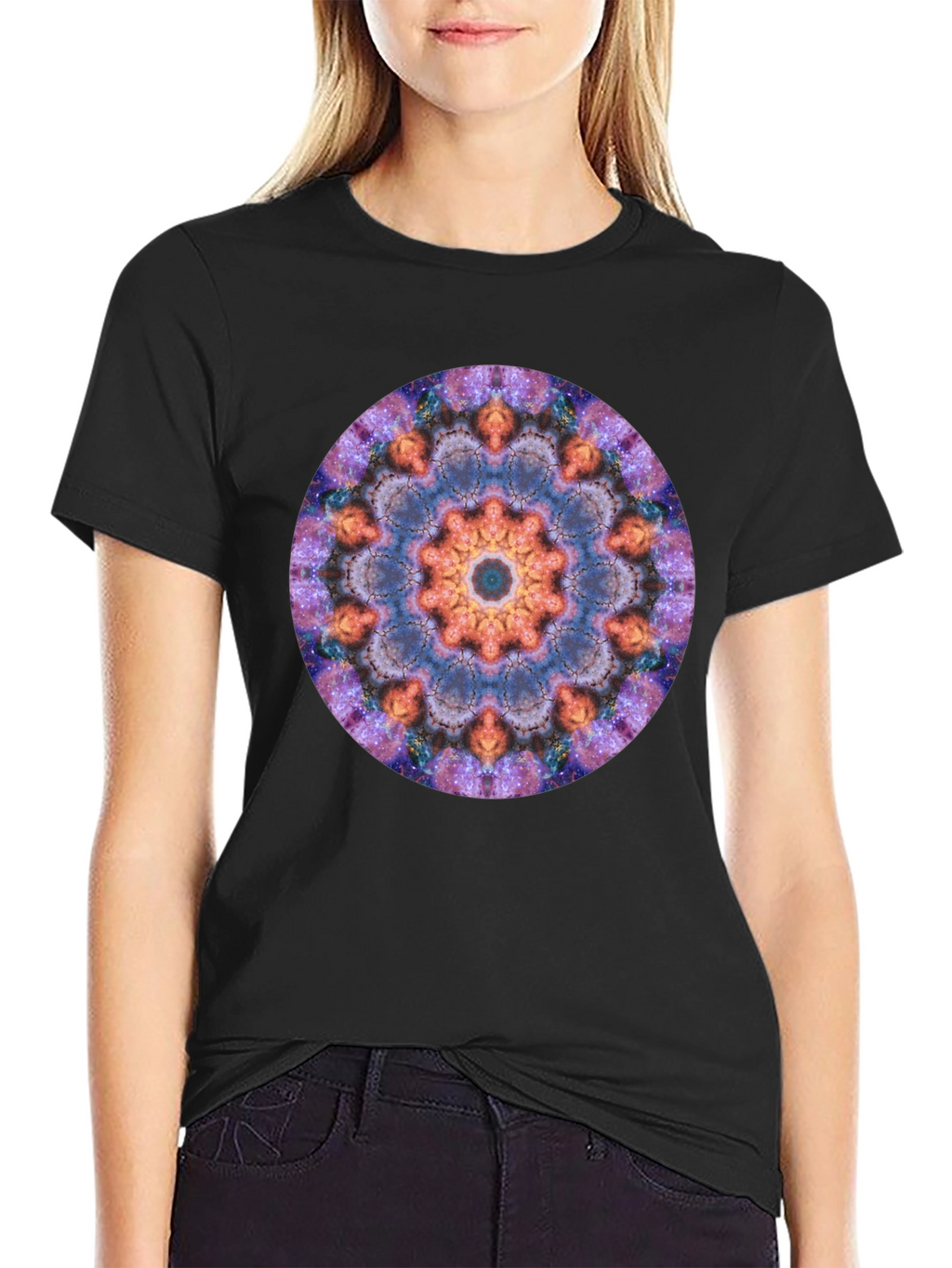 Galaxy Mandala Graphic T-Shirt - Unisex