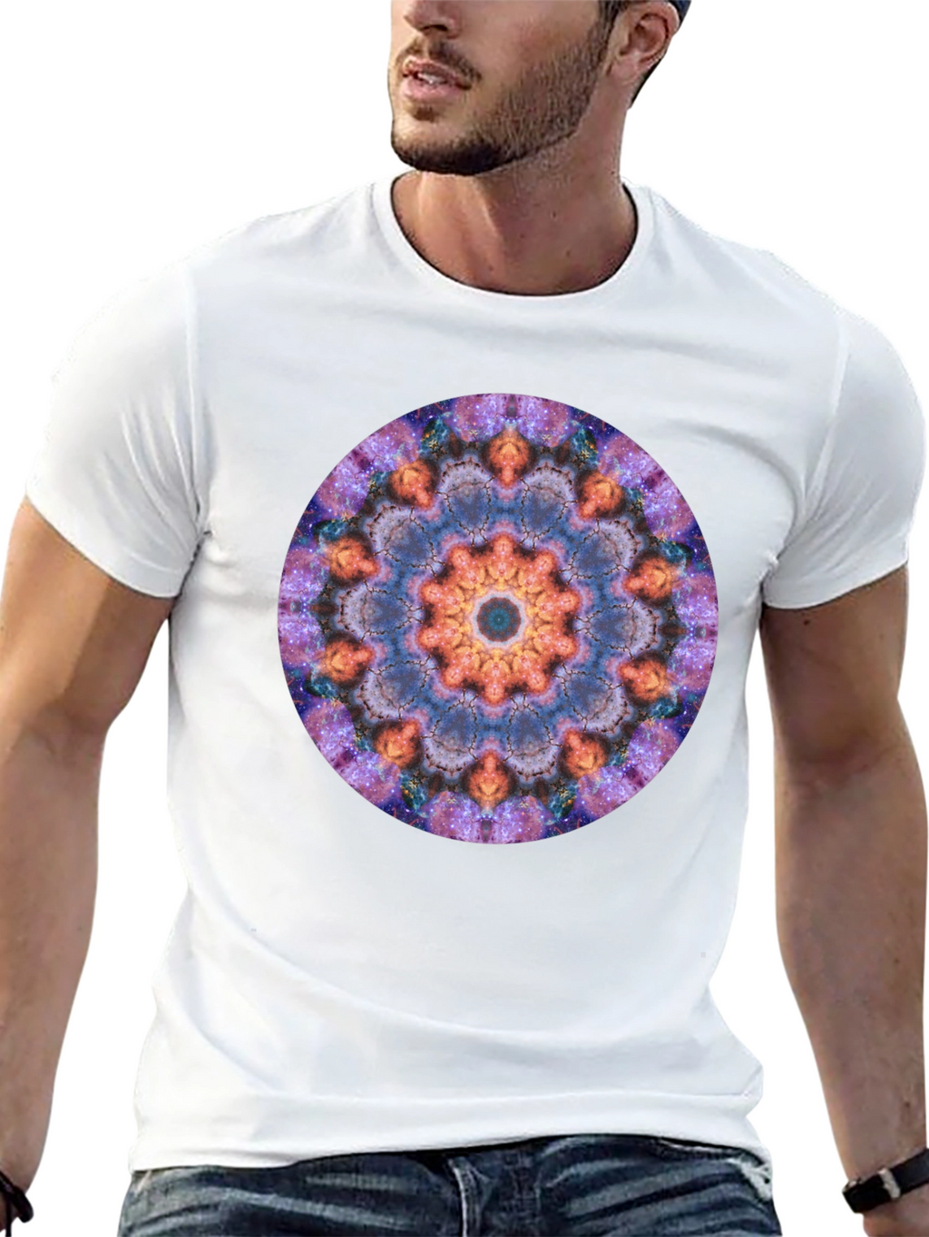 Galaxy Mandala Graphic T-Shirt - Unisex
