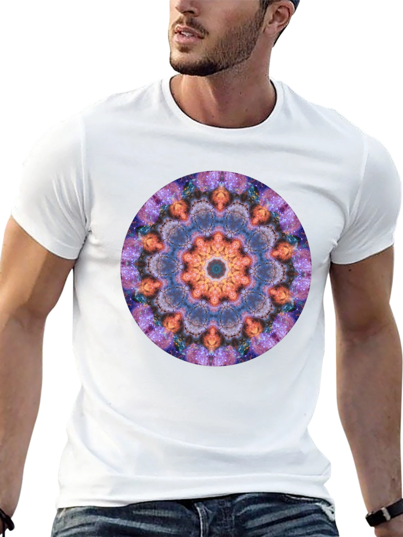Galaxy Mandala Graphic T-Shirt - Unisex