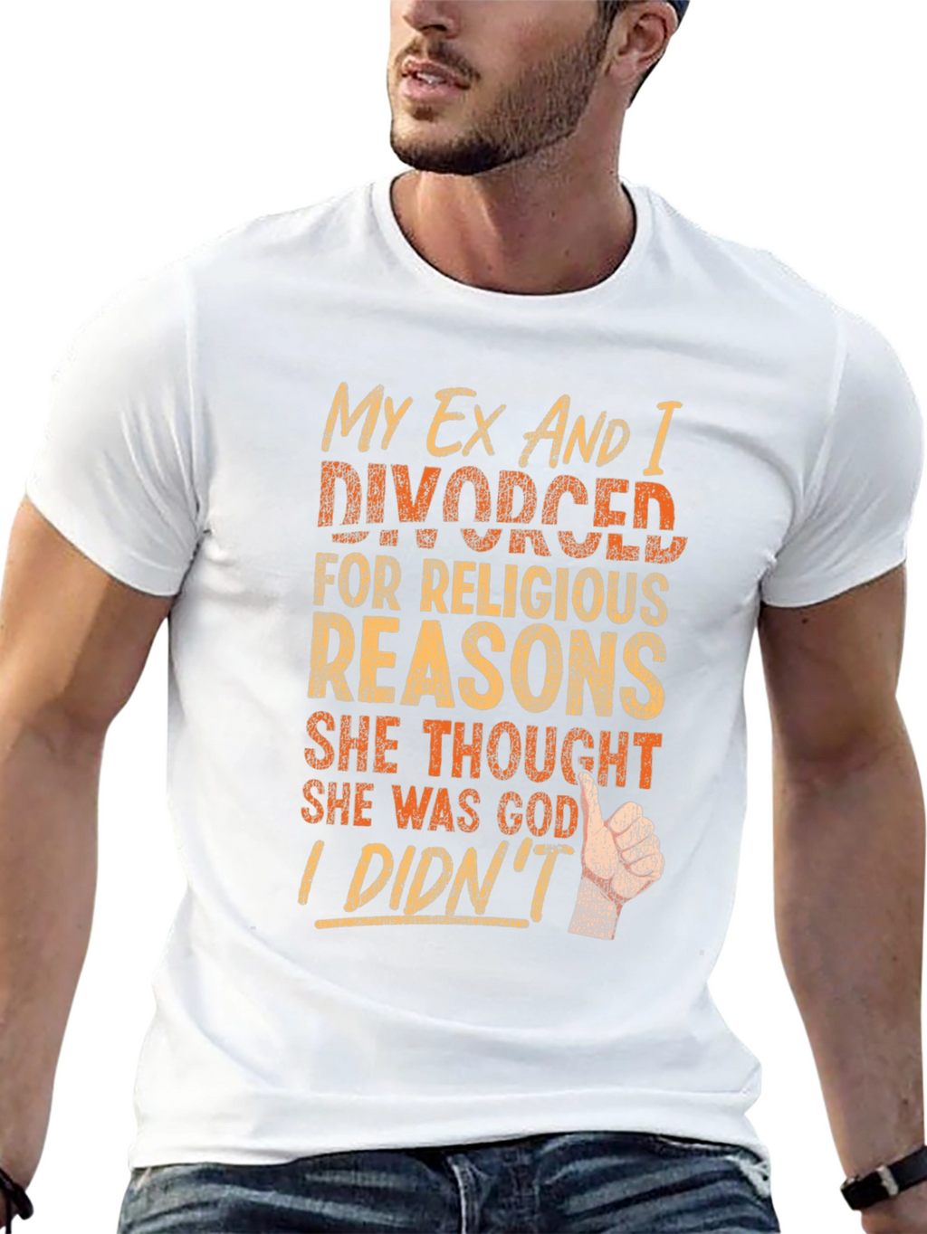 Funny Divorce T-Shirt - Religious Reasons