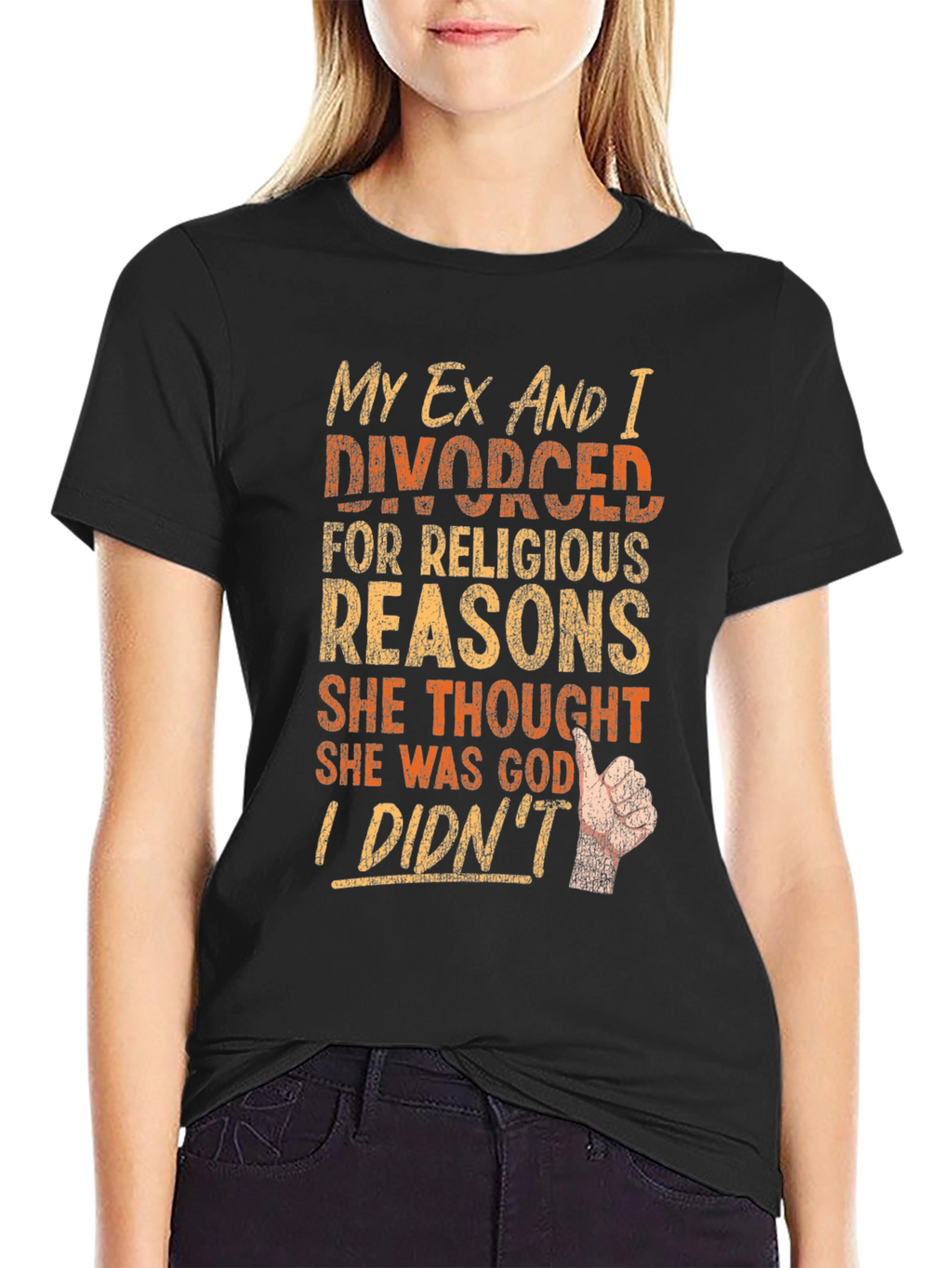 Funny Divorce T-Shirt - Religious Reasons