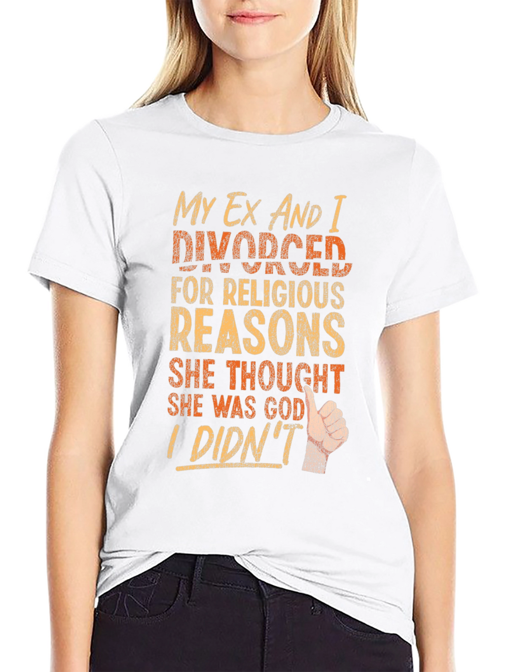 Funny Divorce T-Shirt - Religious Reasons