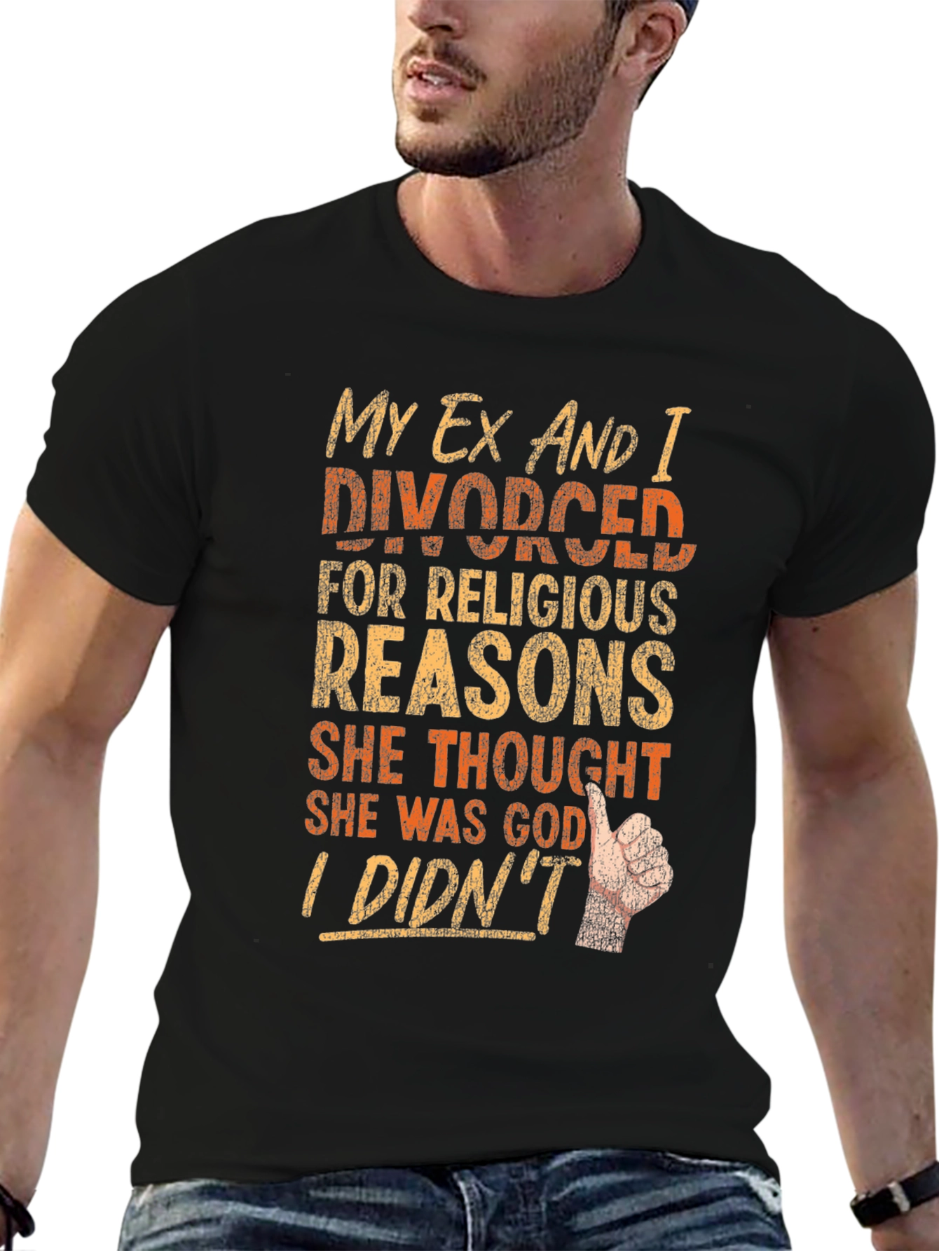 Funny Divorce T-Shirt - Religious Reasons