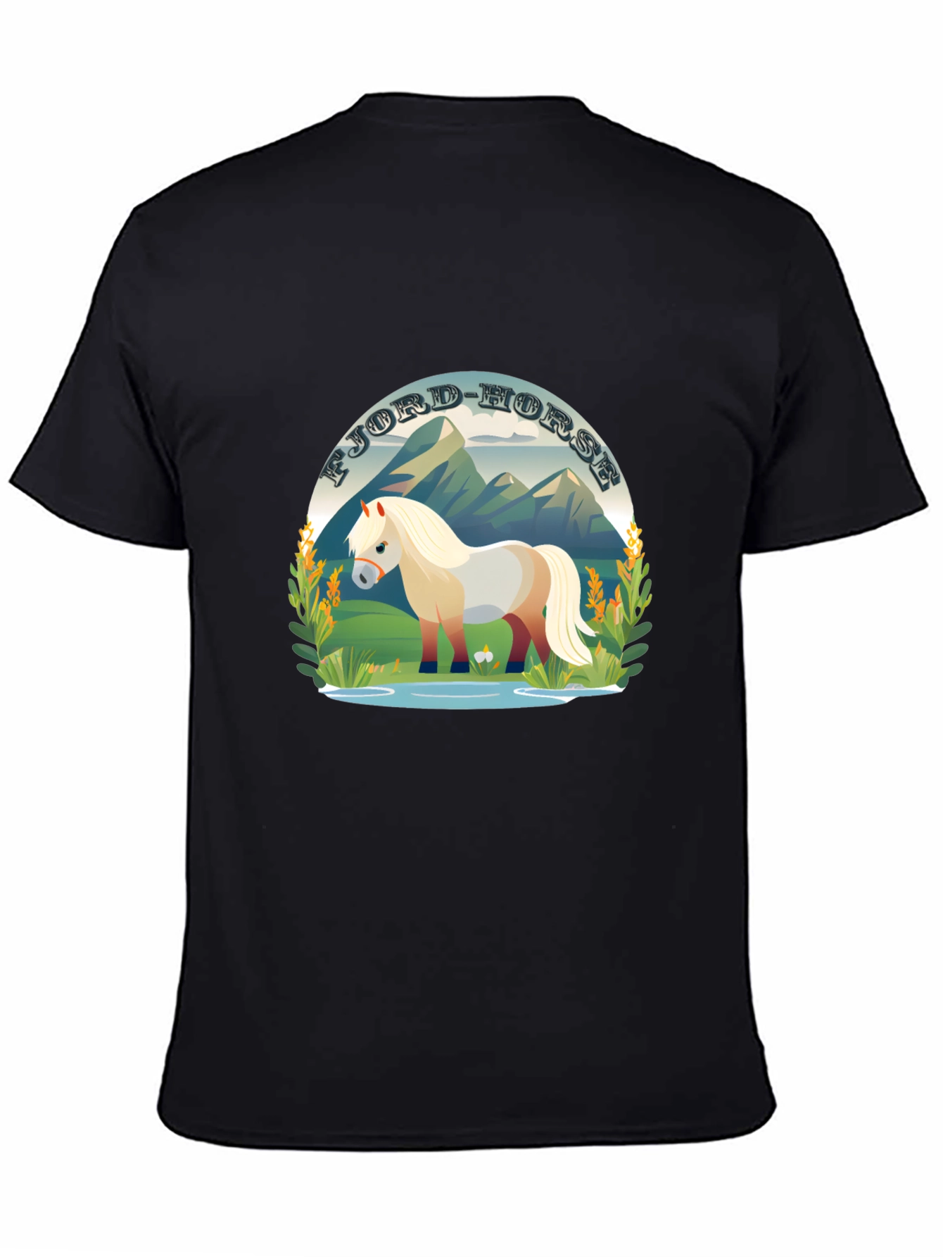 Fjord Horse T-Shirt - Cute Horse Design
