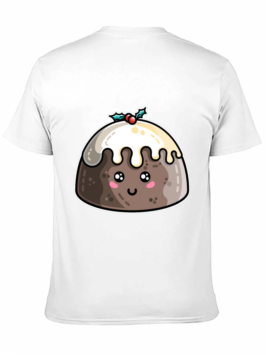 Cute Christmas Pudding T-Shirt - Holiday Festive Tee