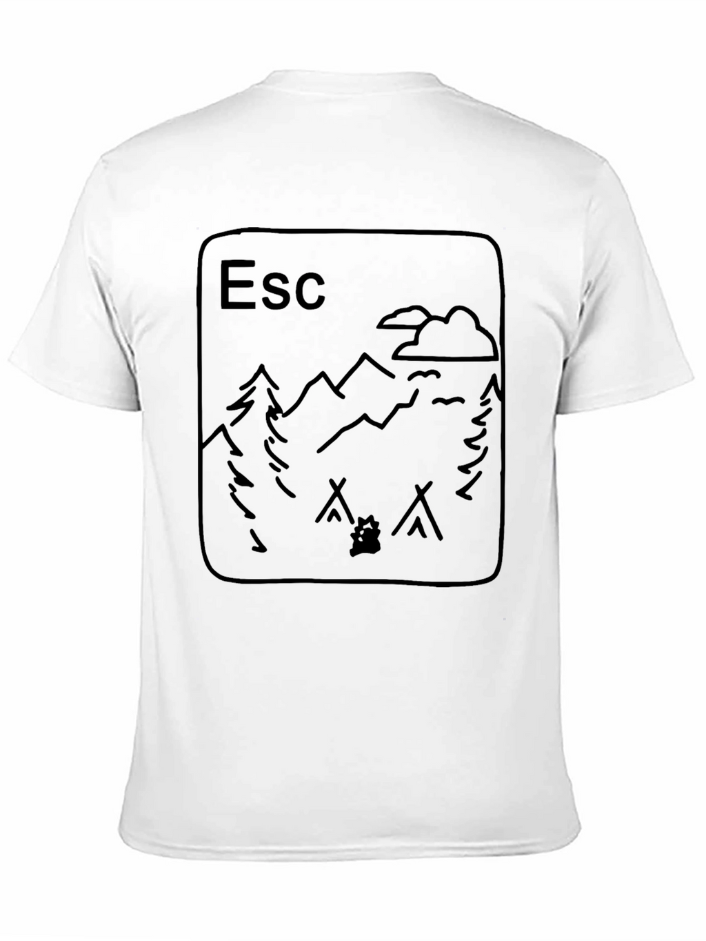 Escape Camping Graphic T-Shirt