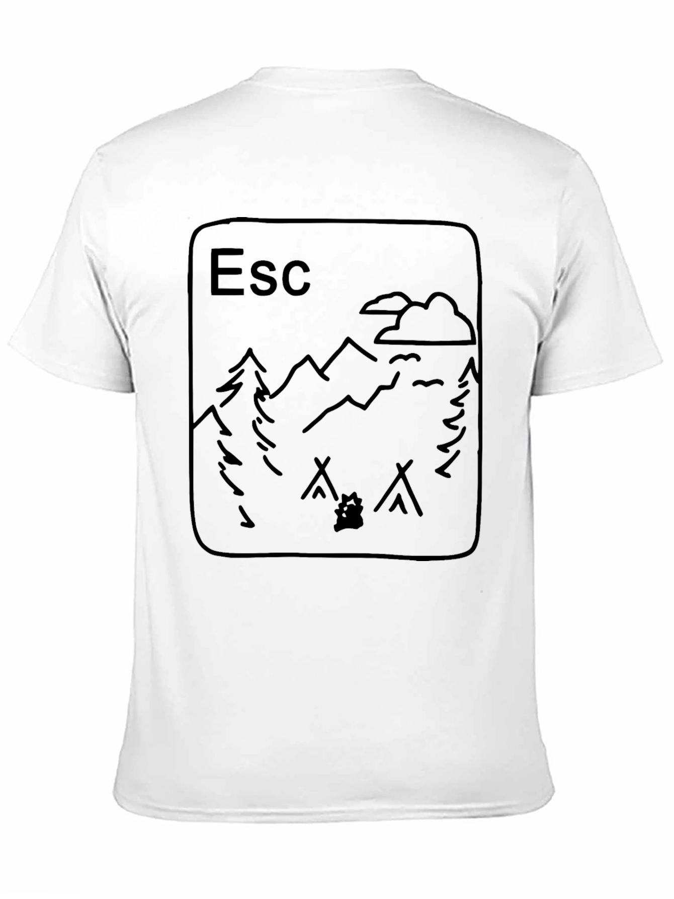 Escape Camping Graphic T-Shirt