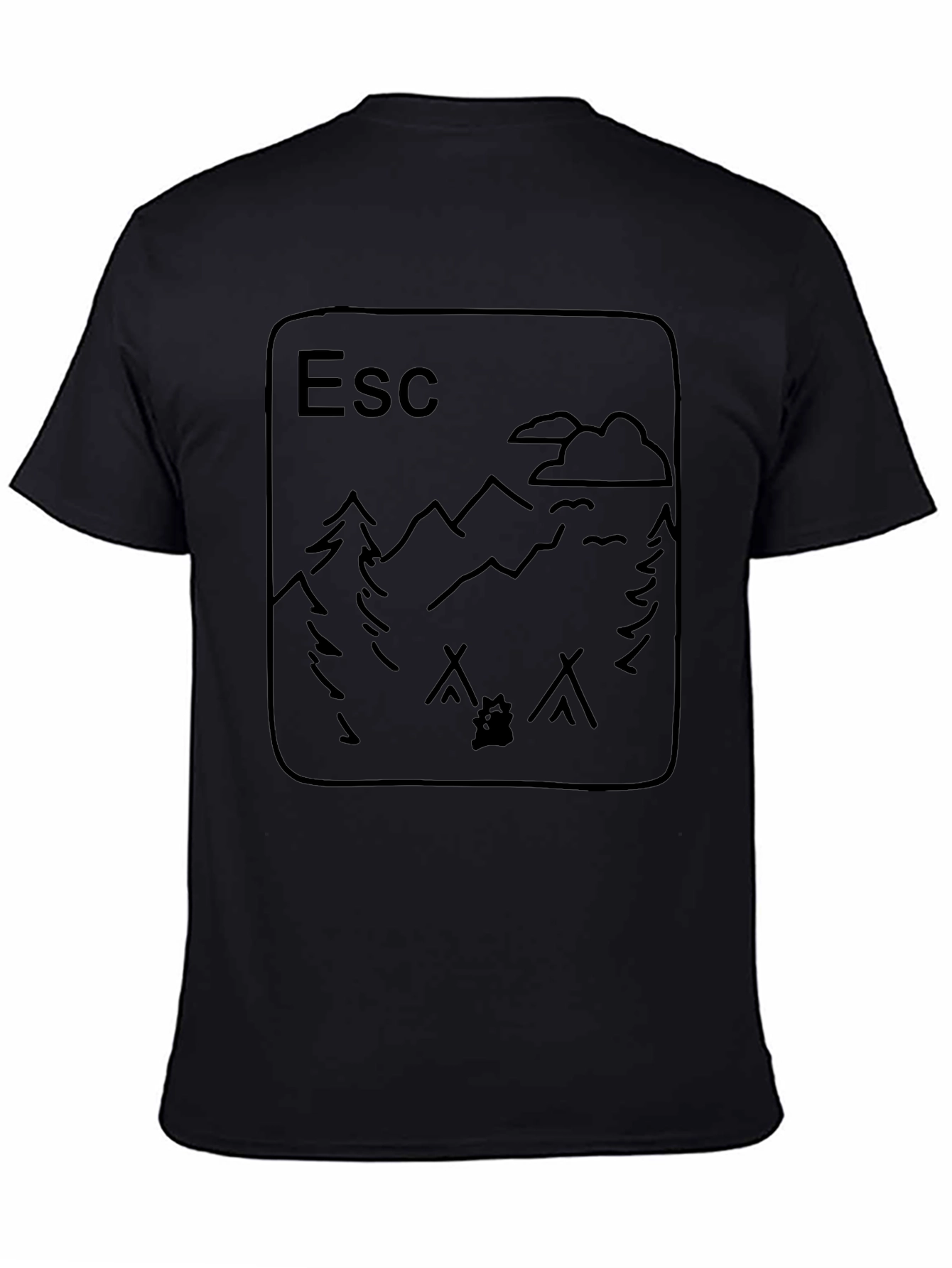 Escape Camping Graphic T-Shirt