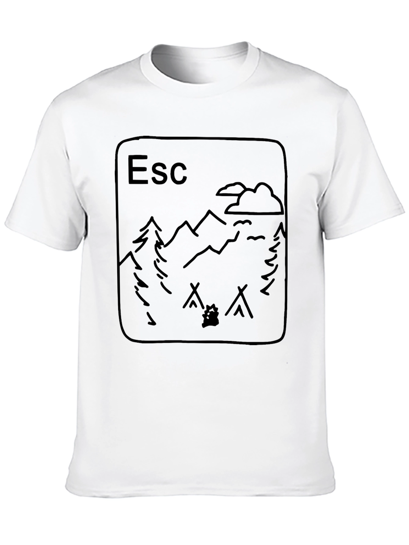 Escape Camping Graphic T-Shirt