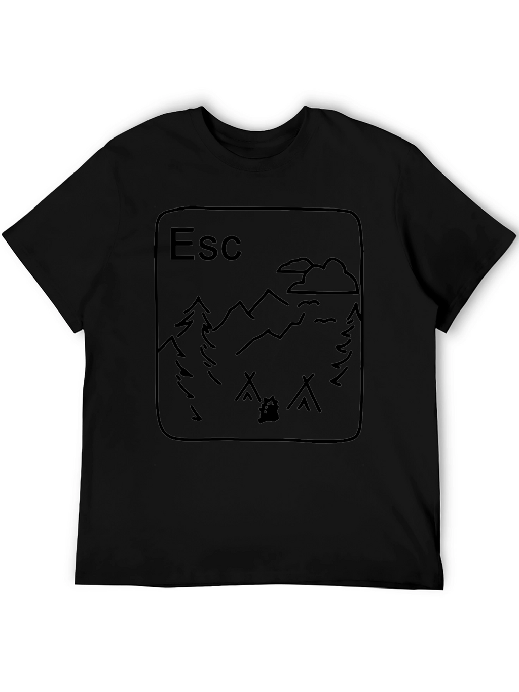 Escape Camping Graphic T-Shirt