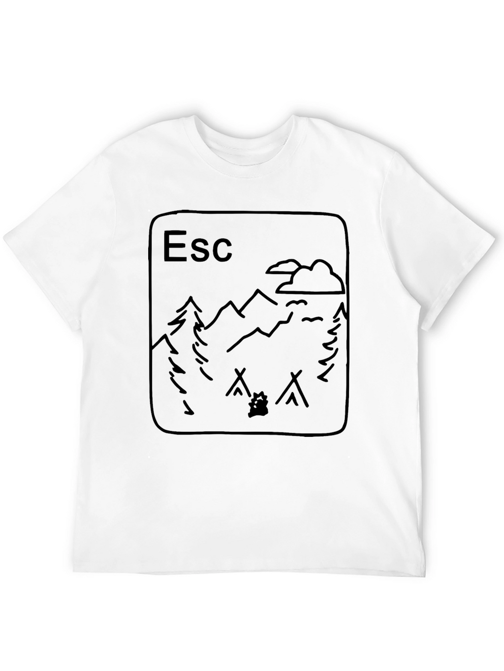 Escape Camping Graphic T-Shirt
