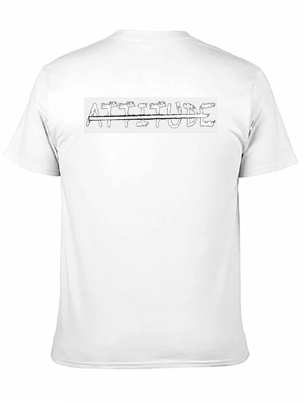 Attitude Black T-Shirt - Bold Graphic Tee