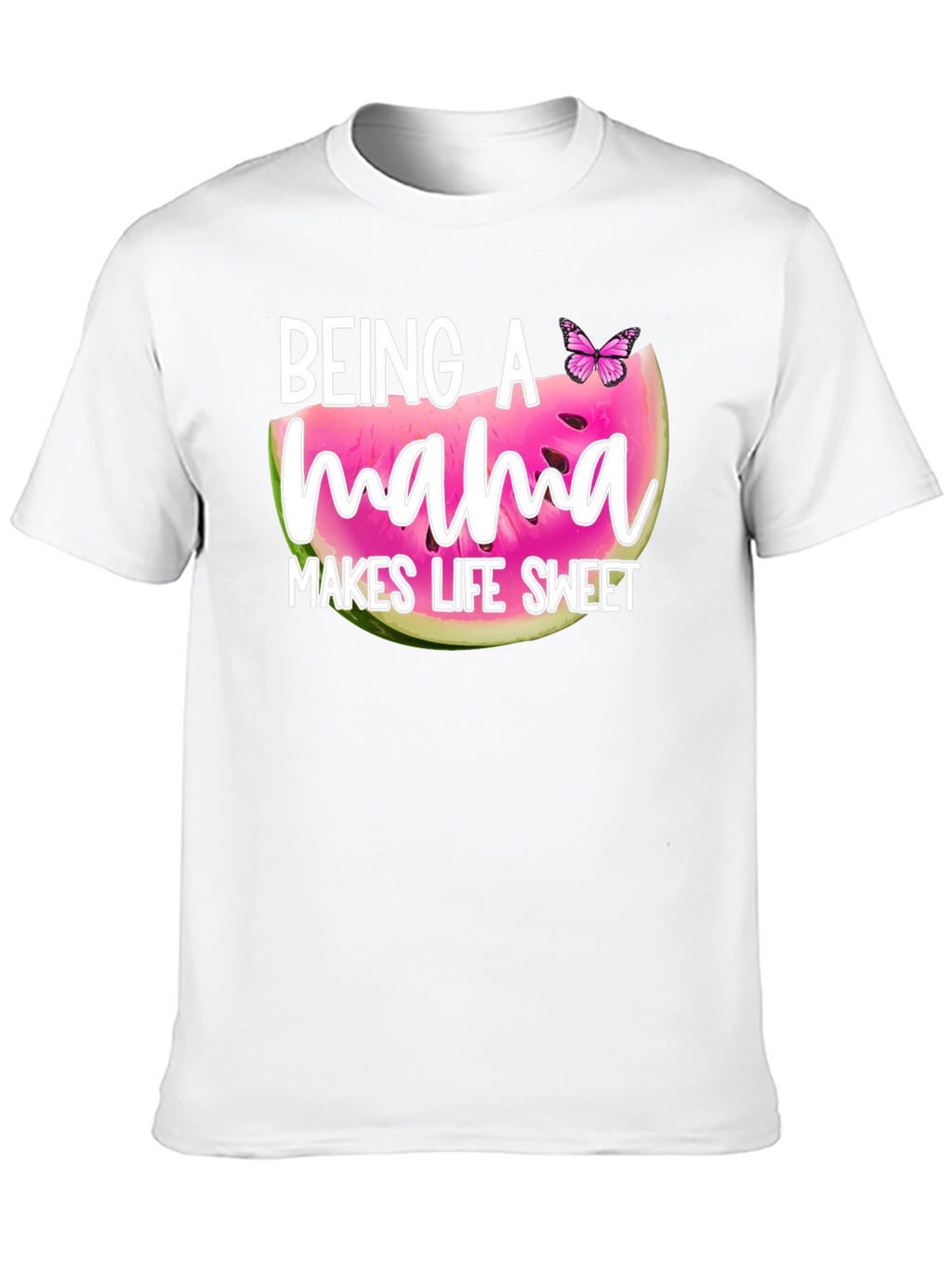 Sweet Mama Graphic Tee - Watermelon Print