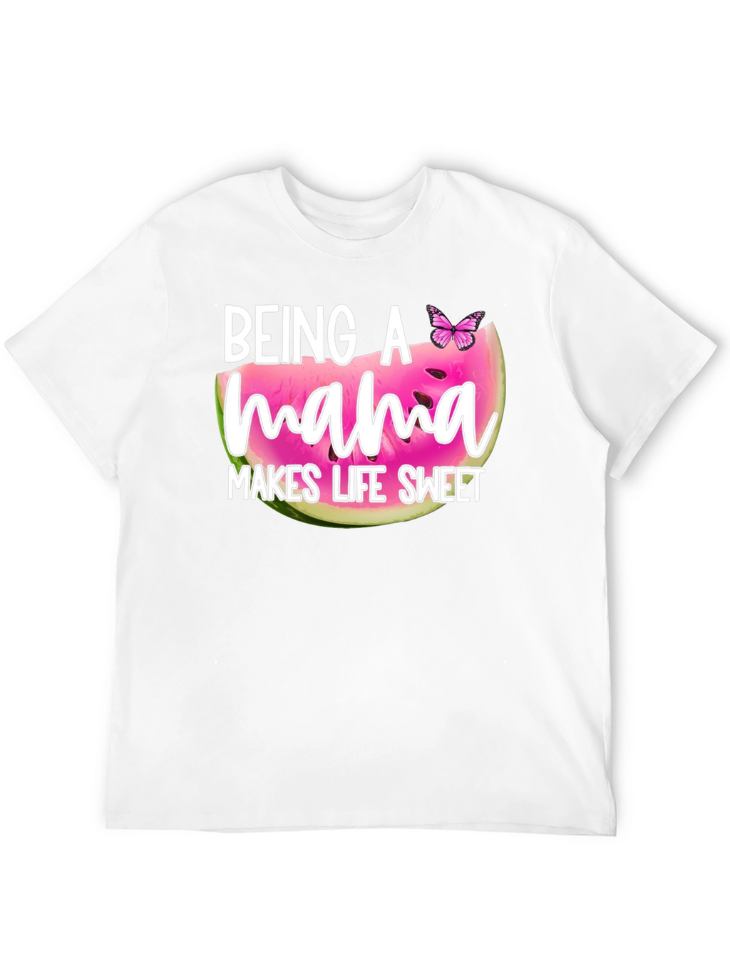 Sweet Mama Graphic Tee - Watermelon Print