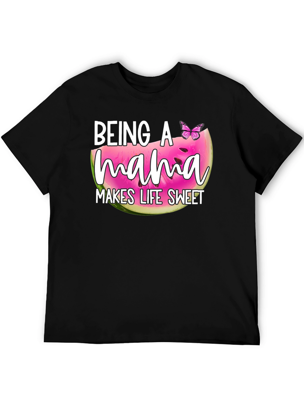 Sweet Mama Graphic Tee - Watermelon Print