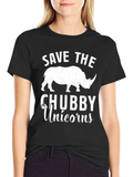 Save The Chubby Unicorns Tee Shirt