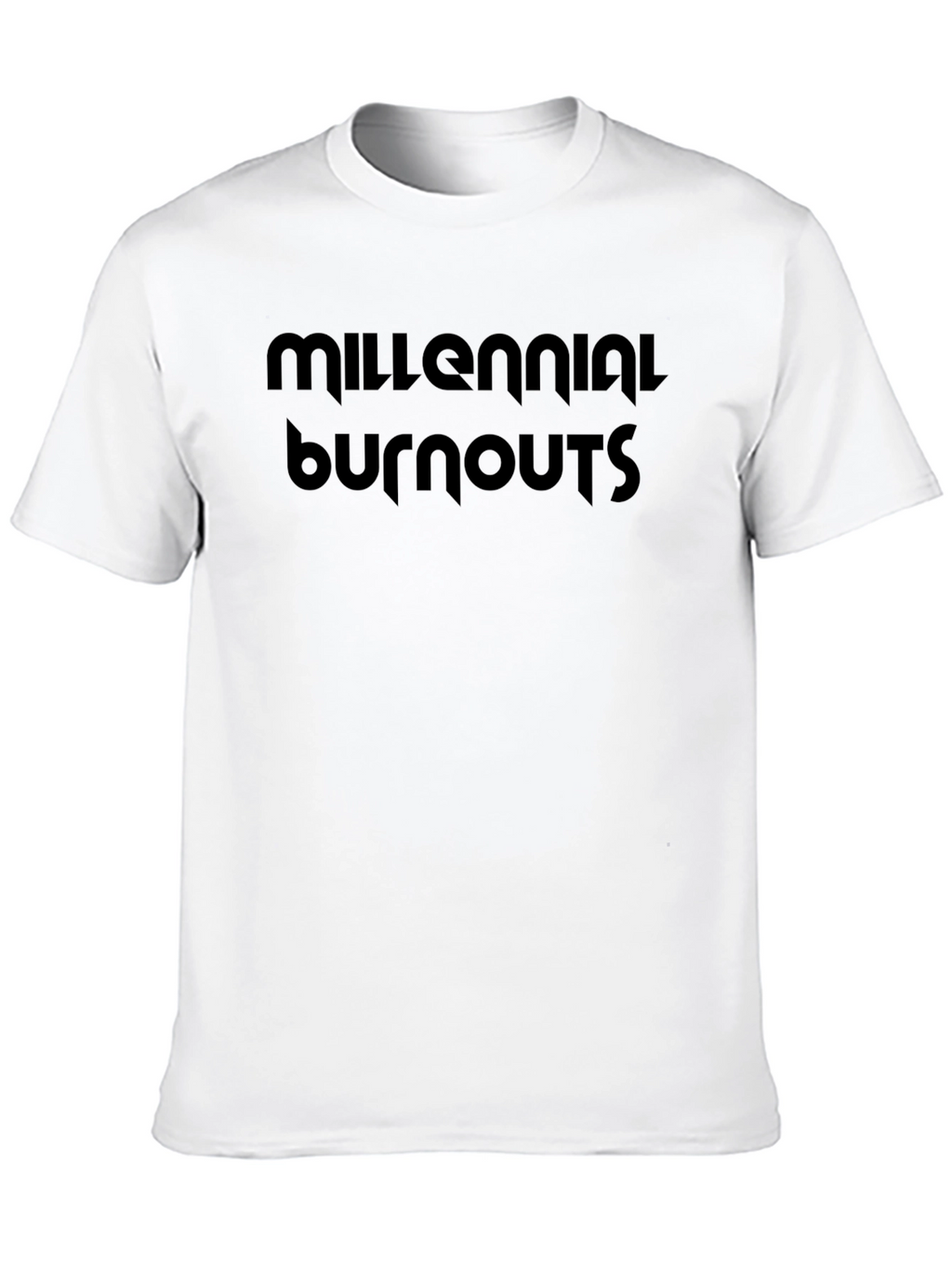 Millennial Burnouts Black Graphic Tee